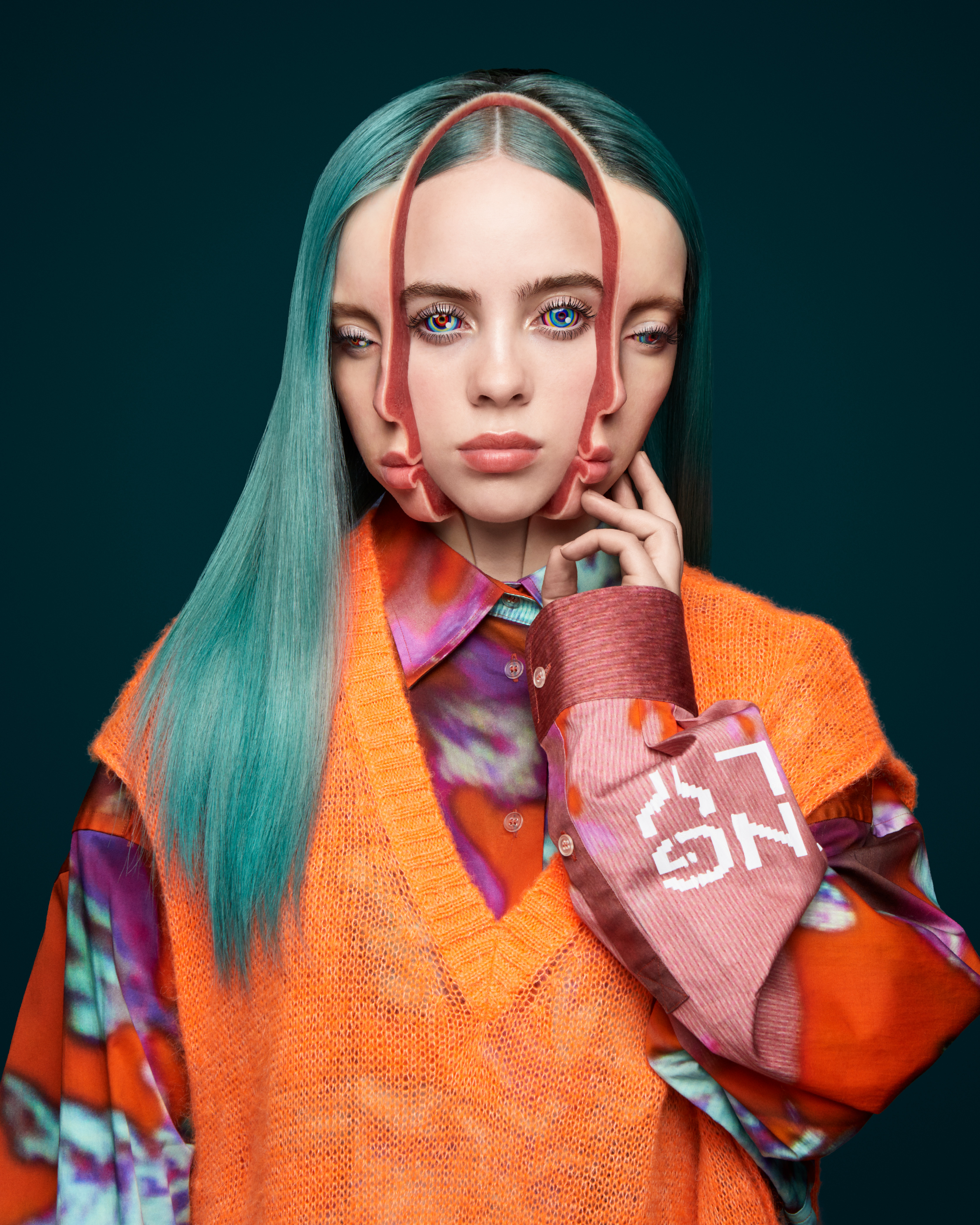 Billie Eilish by Takashi Murakami (Garage Magazine)