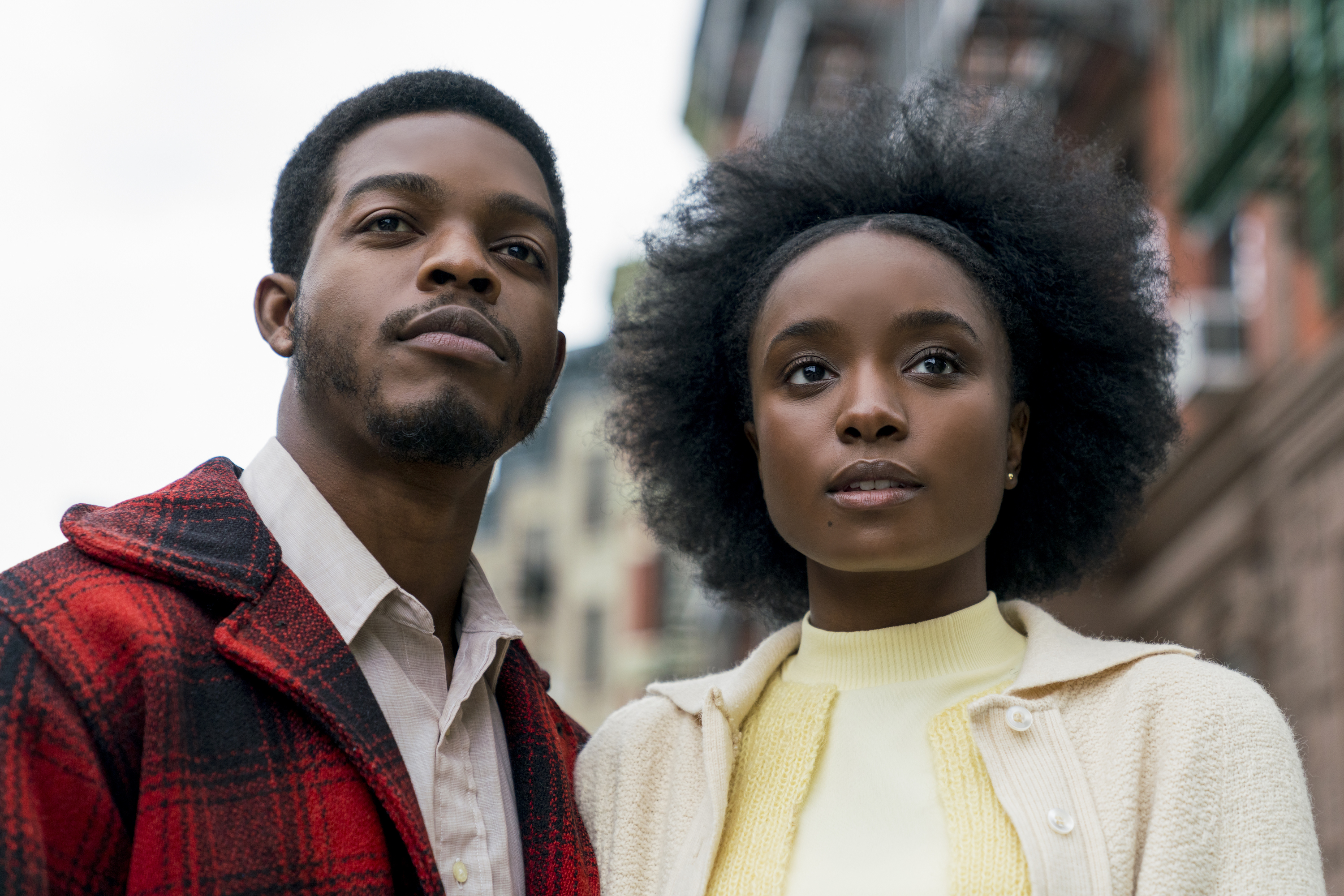 KiKi Layne and Stephan James in If Beale Street Could Talk