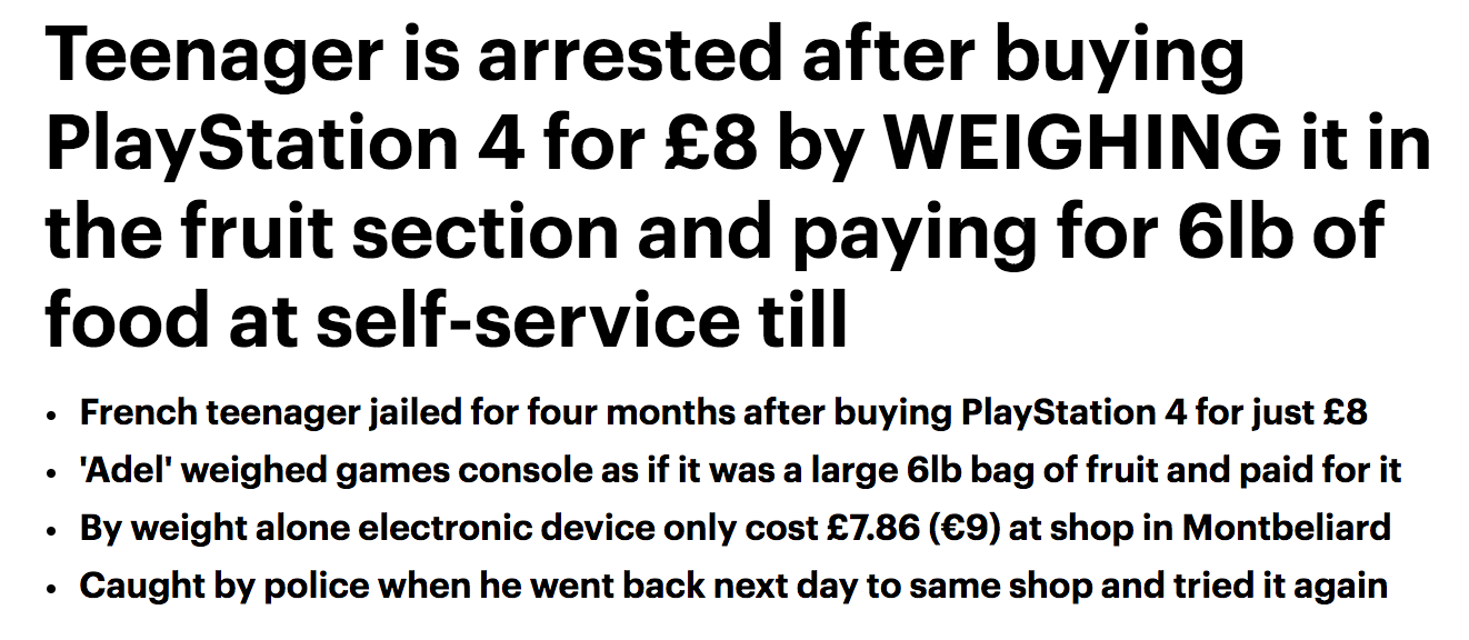 Daily Mail screenshot
