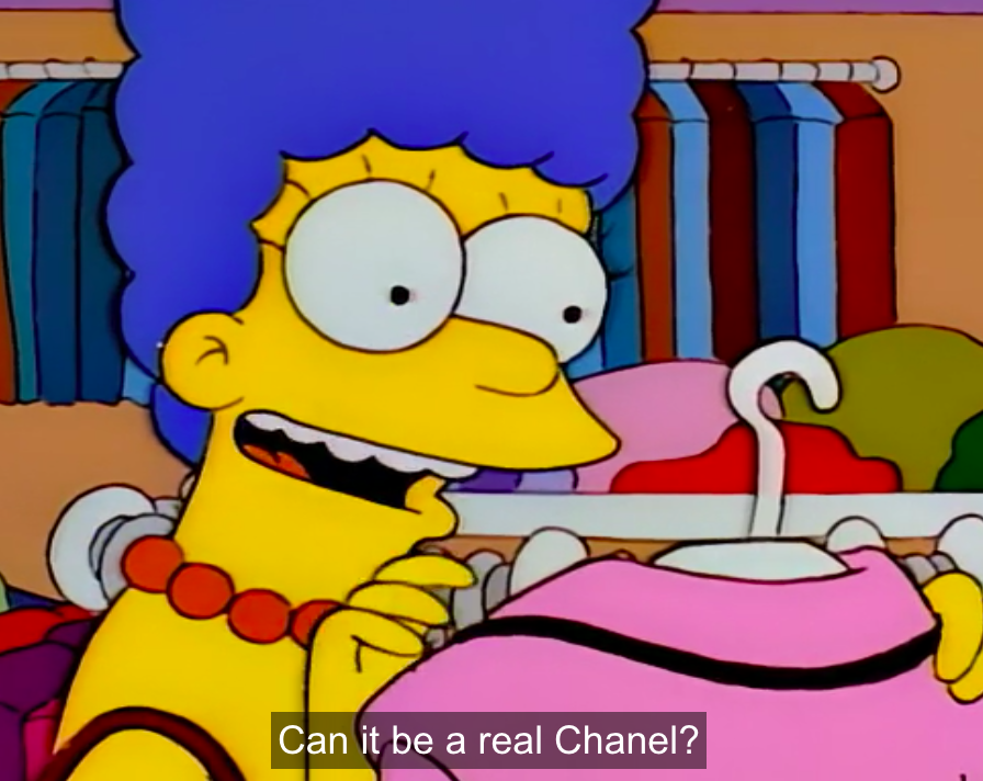 On Longing, Domestic Labor, and Marge Simpson's Pink Chanel Suit - GARAGE