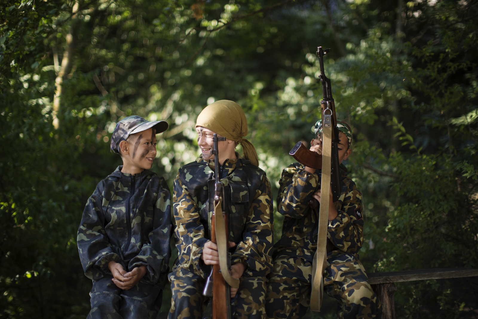 Fotos Del Campamento Ucraniano Donde Entrenaban Ninos Para Matar
