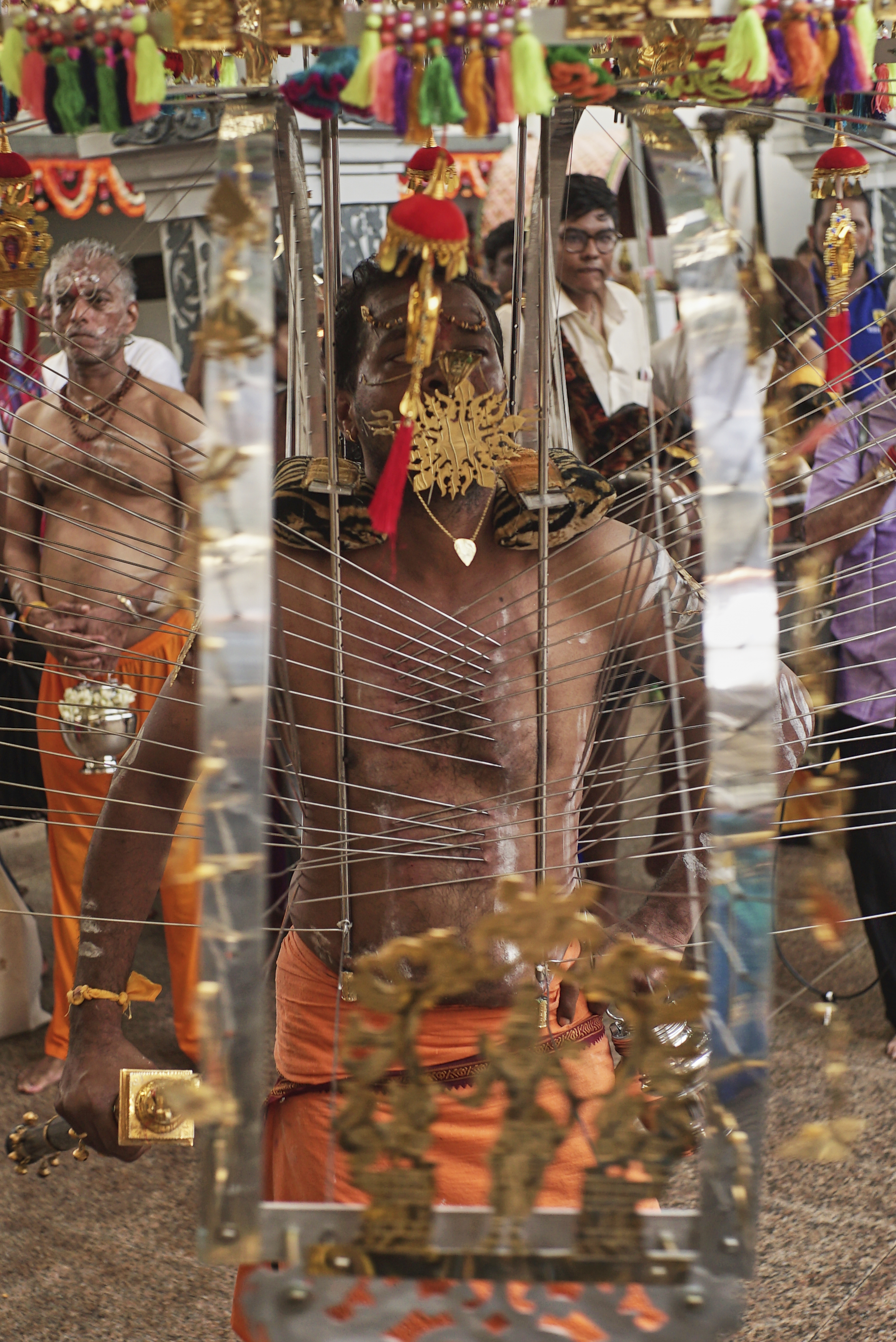 Spike kavadi bearer