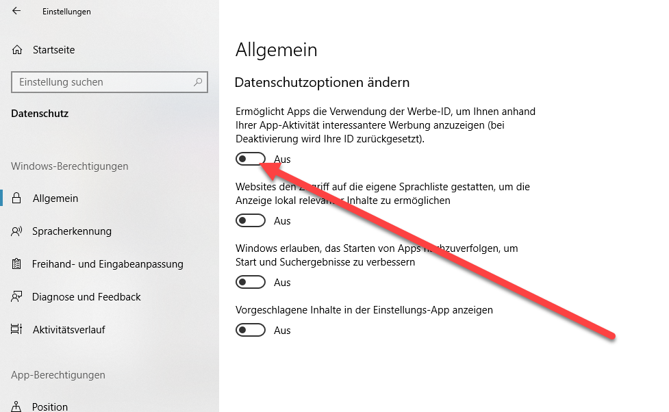 Screenshot Windows 10
