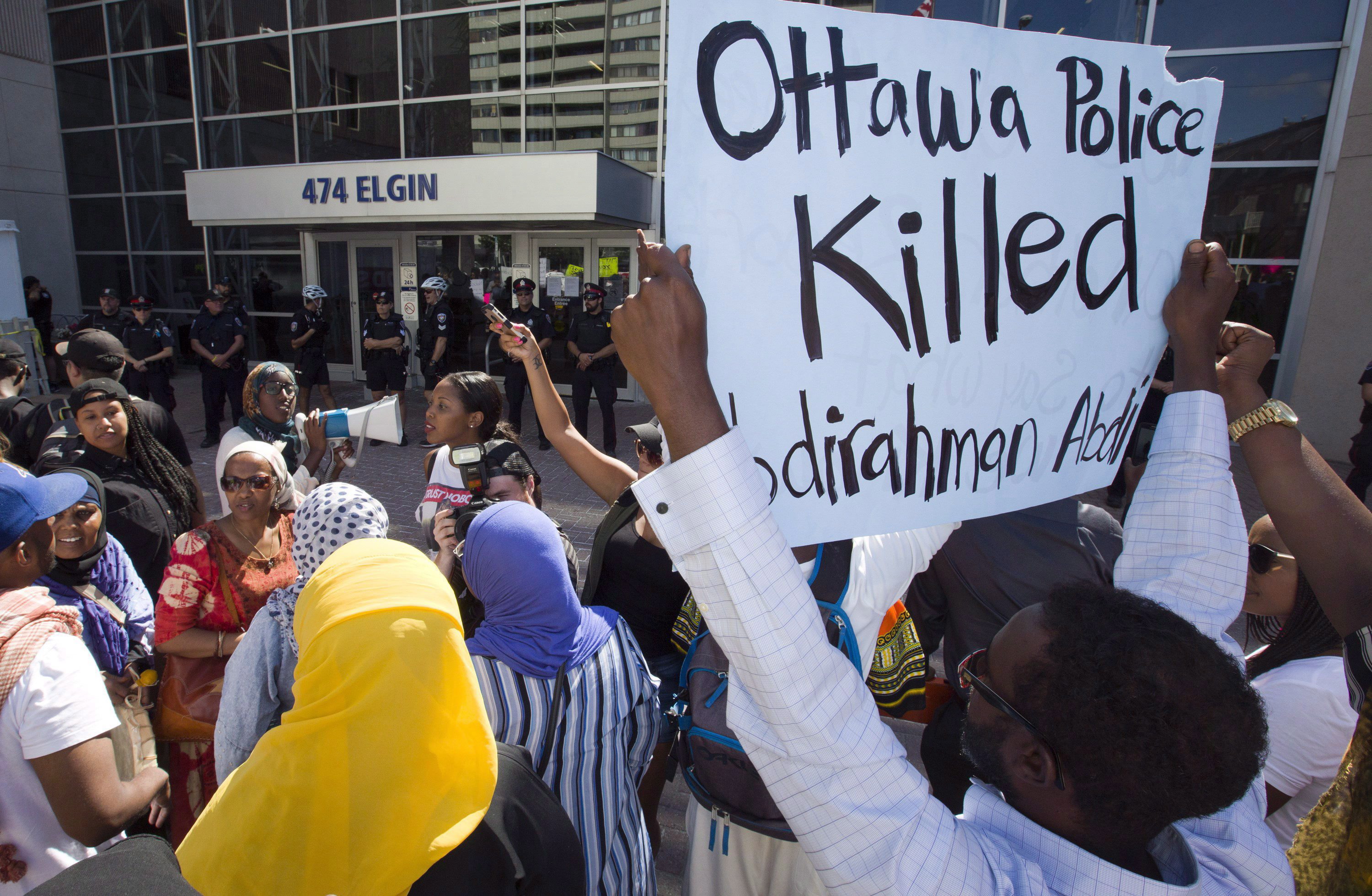 Ottawa protests killing