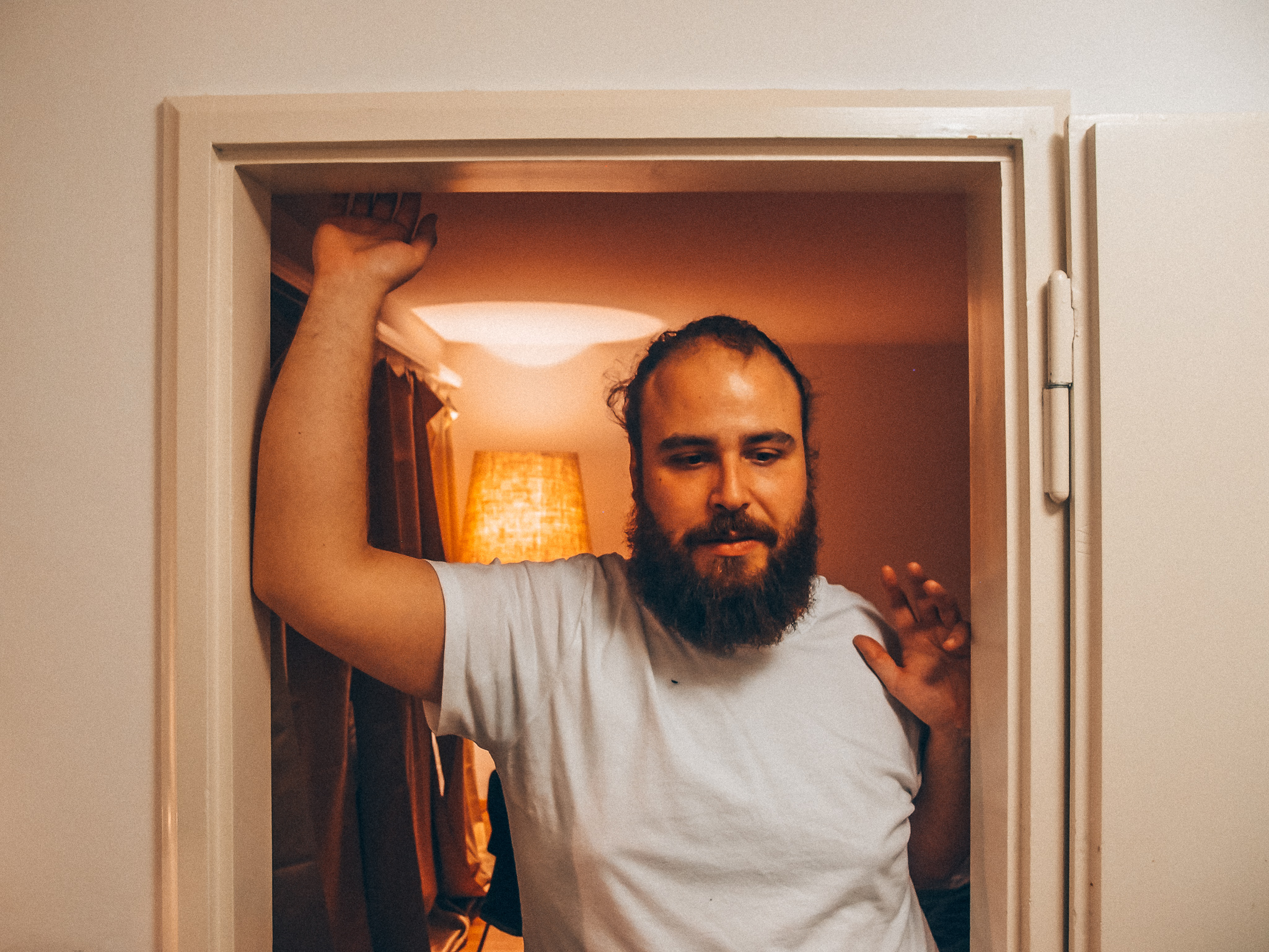 Kenny Thomson in seiner Zürcher Wohnung