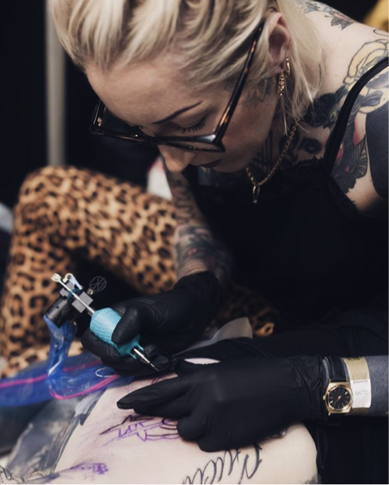 Tattoo artist Keely Rutherford on the most painful place to get a tattoo.