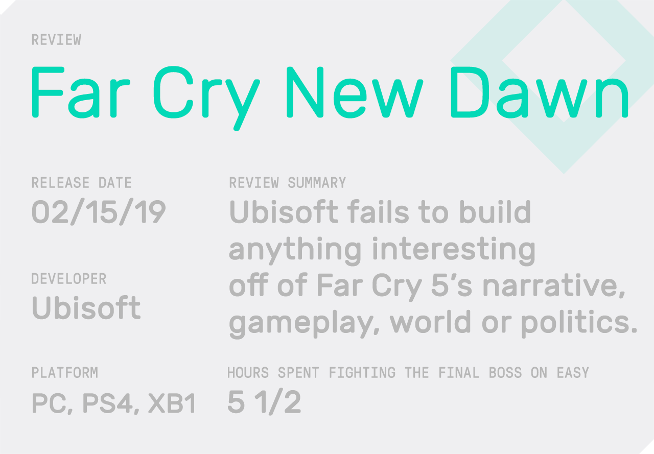 Far Cry New Dawn review
