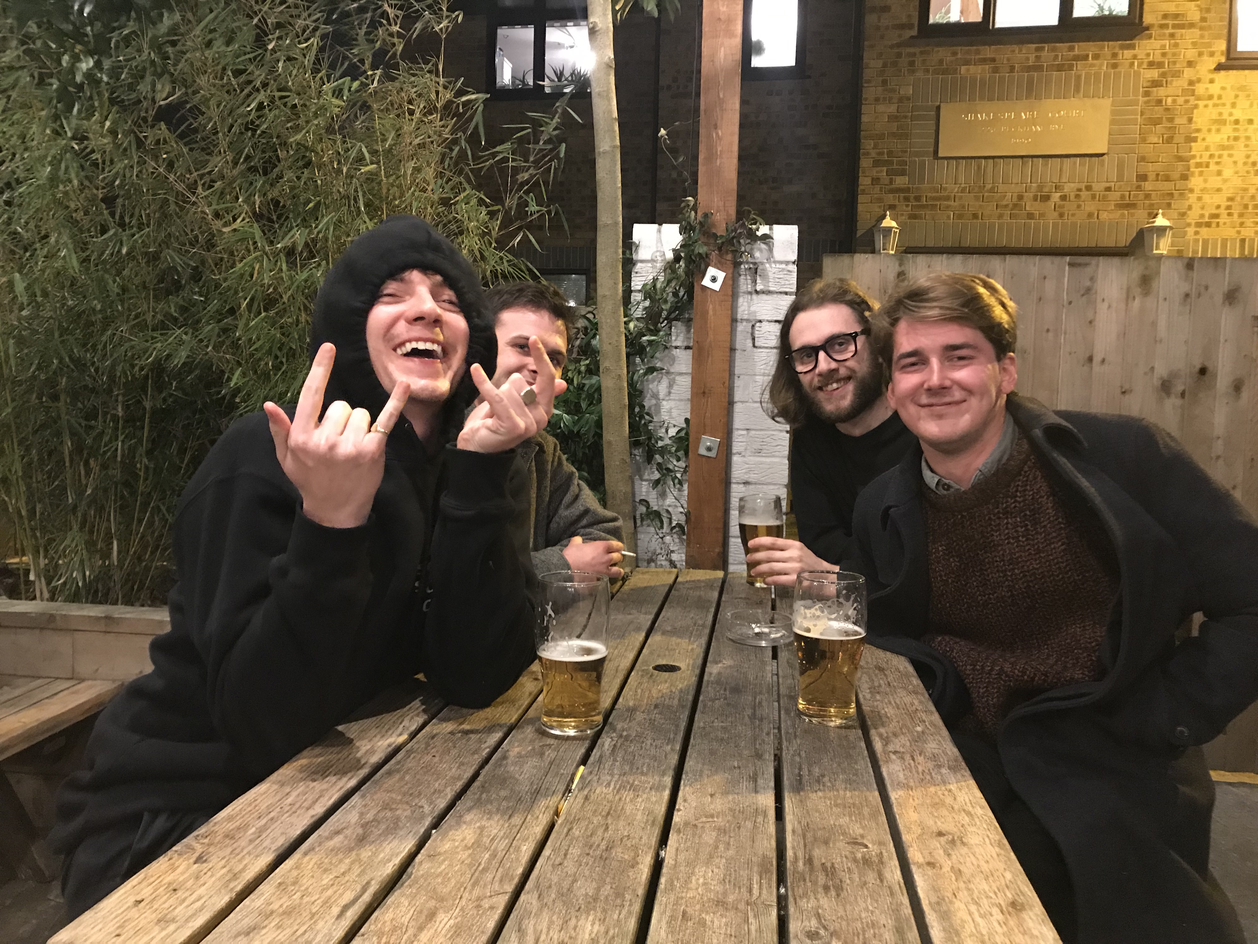 Lewis, Ollie, Richard and Will
