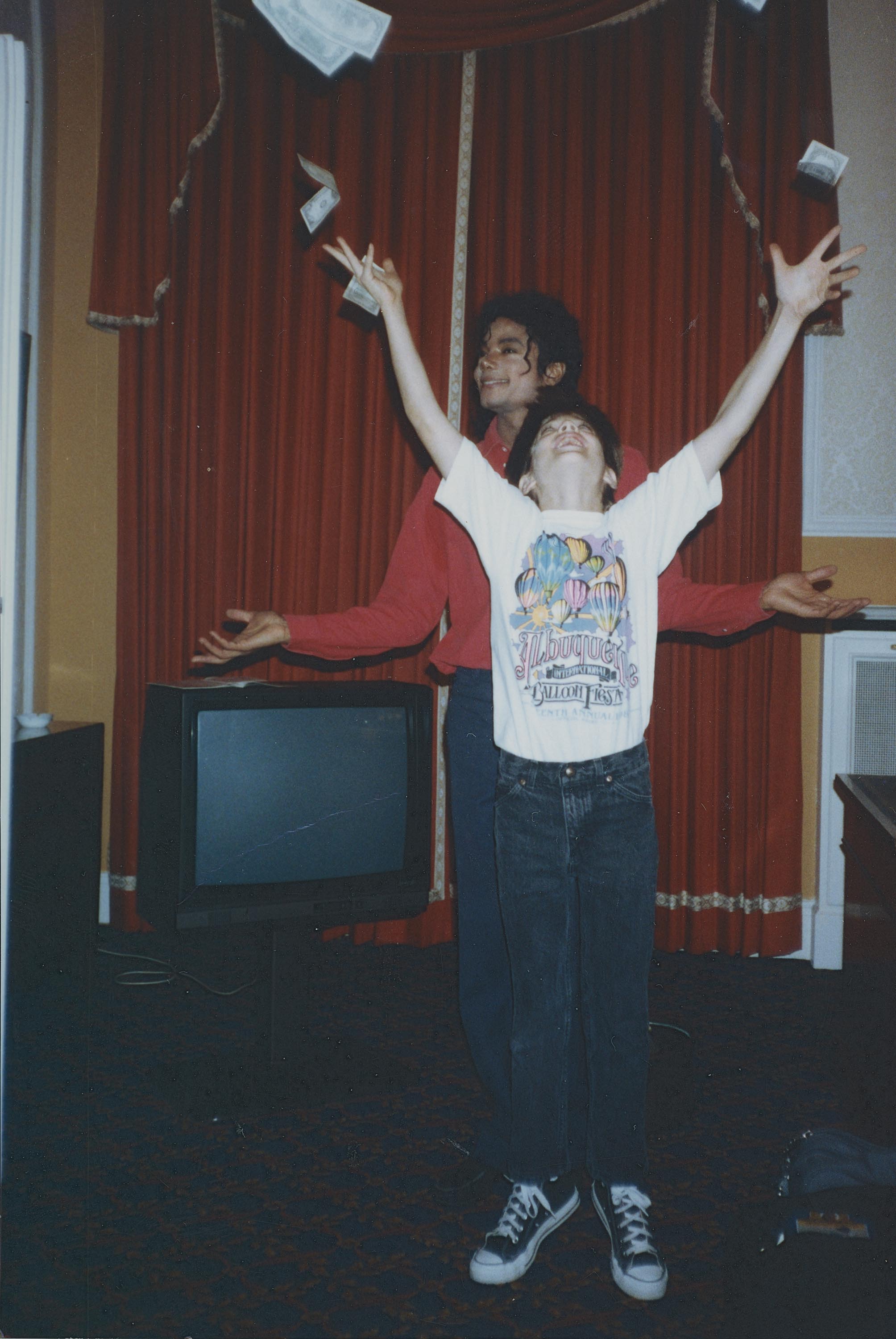 Michael Jackson with James Safechuck