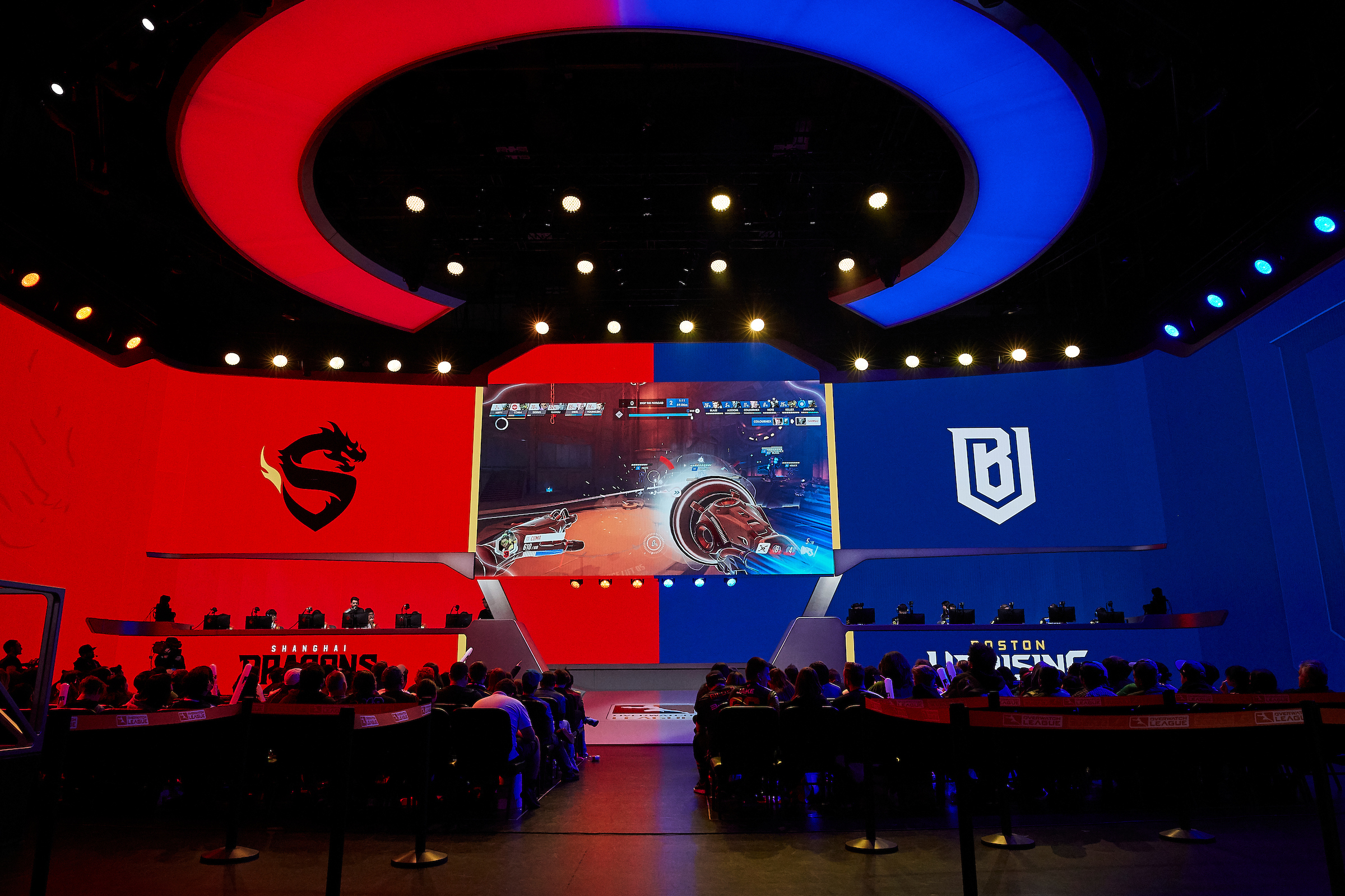 The main stage at Blizzard Arena