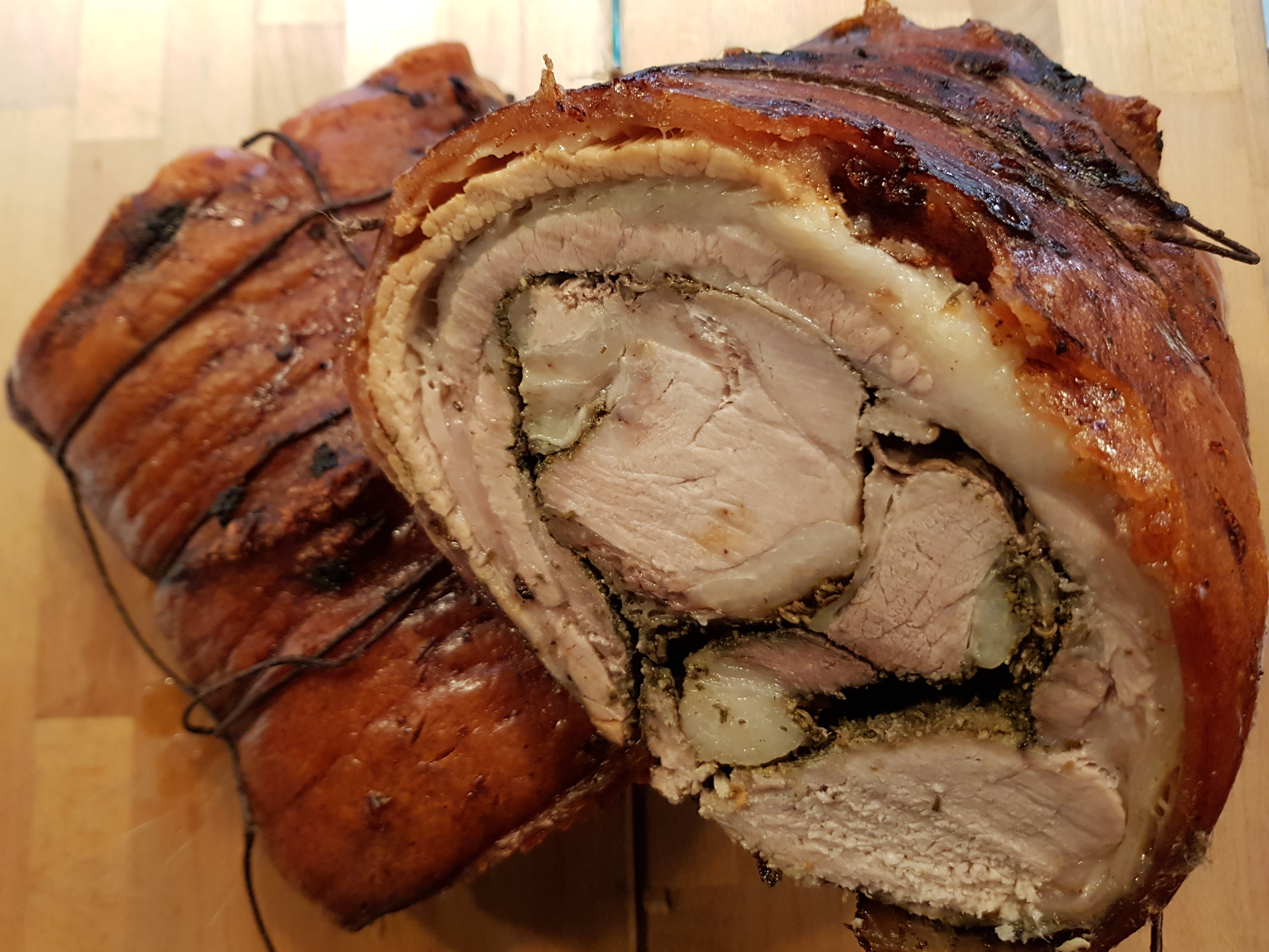 pork and roll arrosto