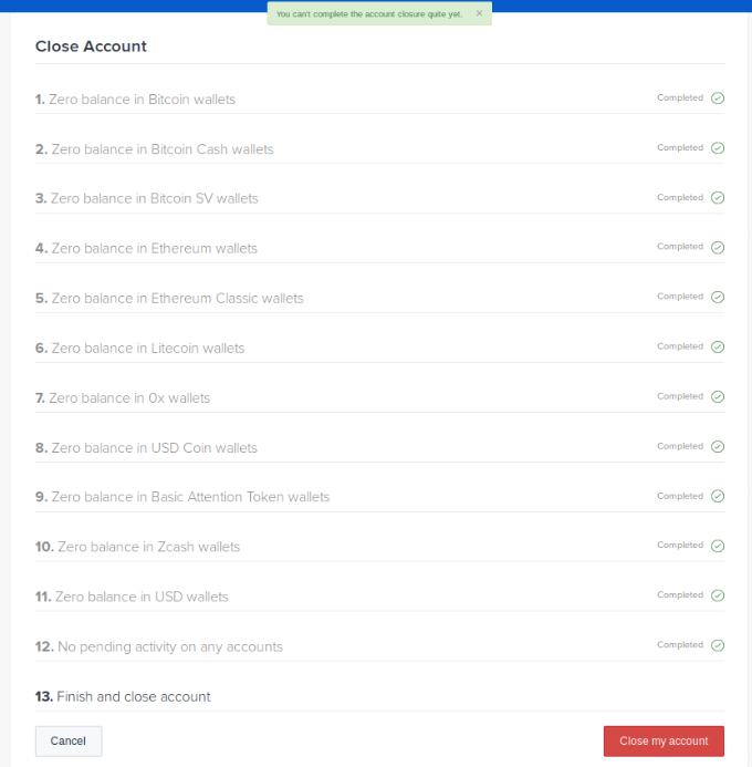 Coinbase Users Struggle To Delete Their Accounts In Protest Vice!    - 