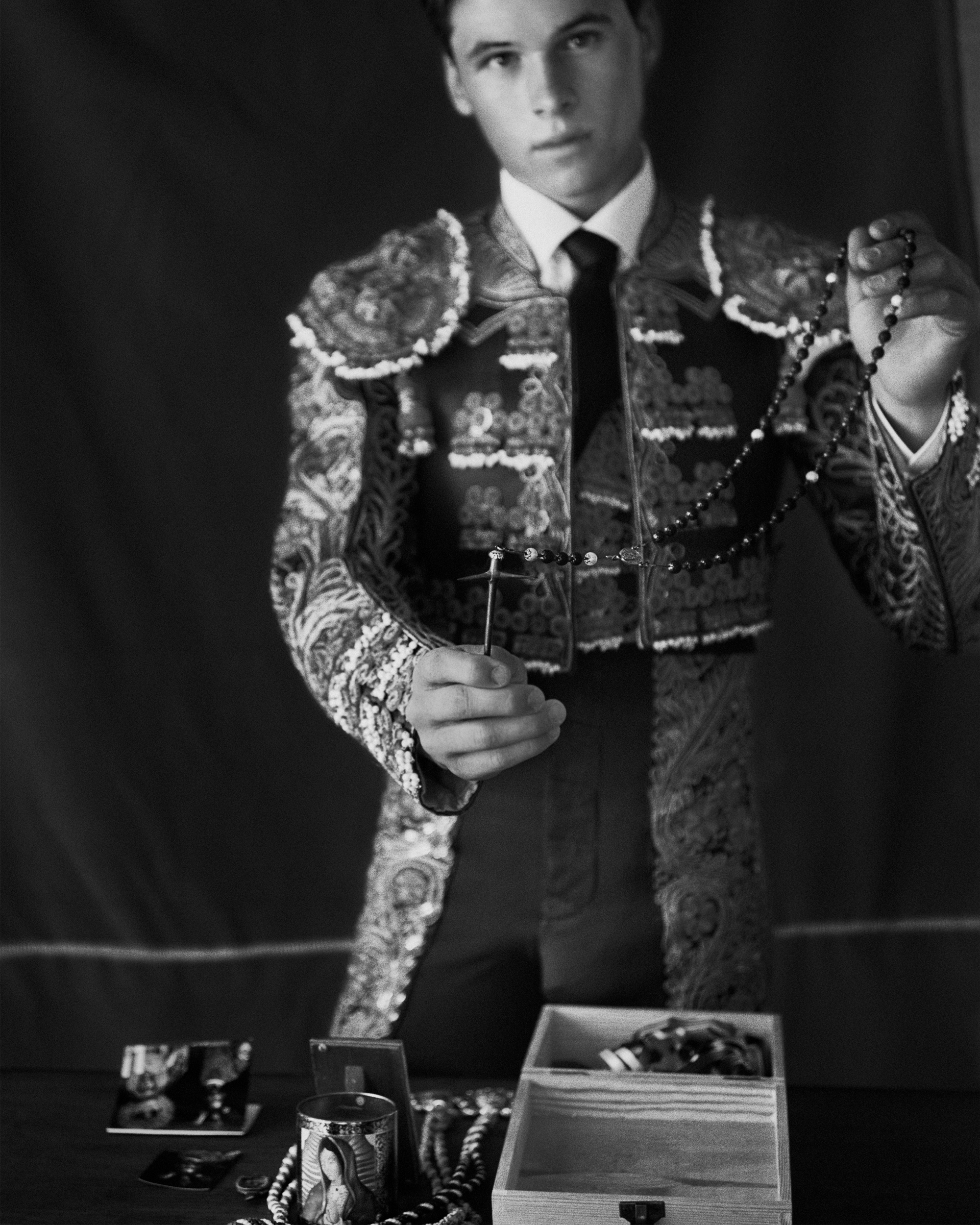 Juan José Llaguno wears a shirt by EMPORIO ARMANI.
