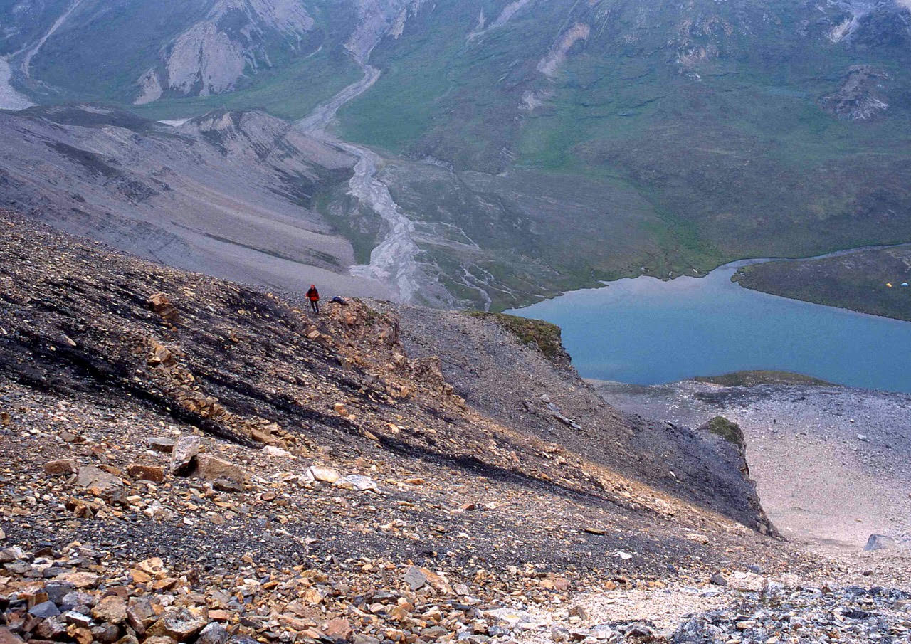 The Mackenzie Mountains in Canada where the samples were collected.
