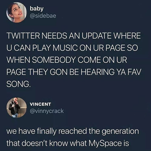 tweetmyspace