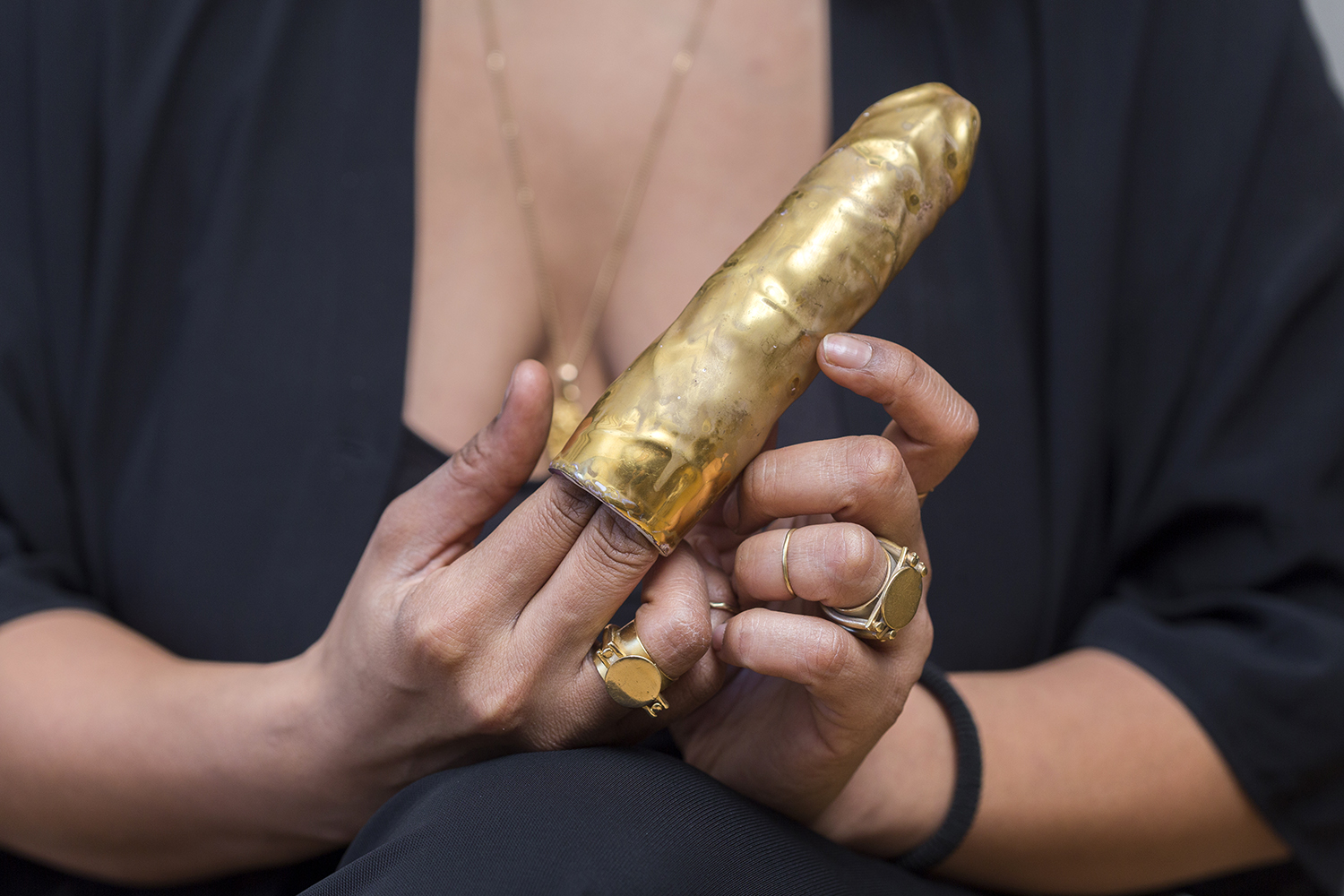 Mac Coco gouden dildo keramiek