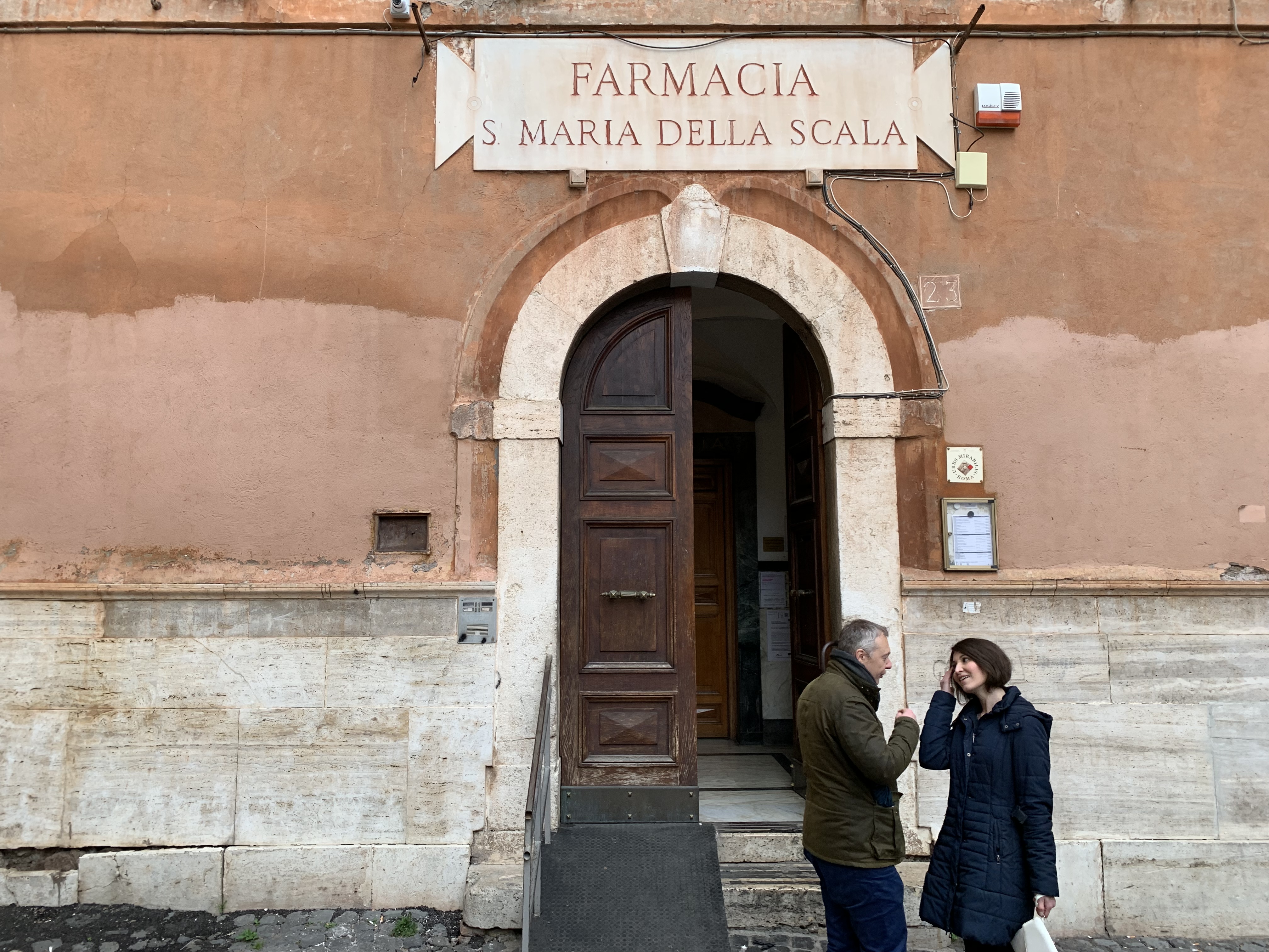 Antica farmacia trastevere roma