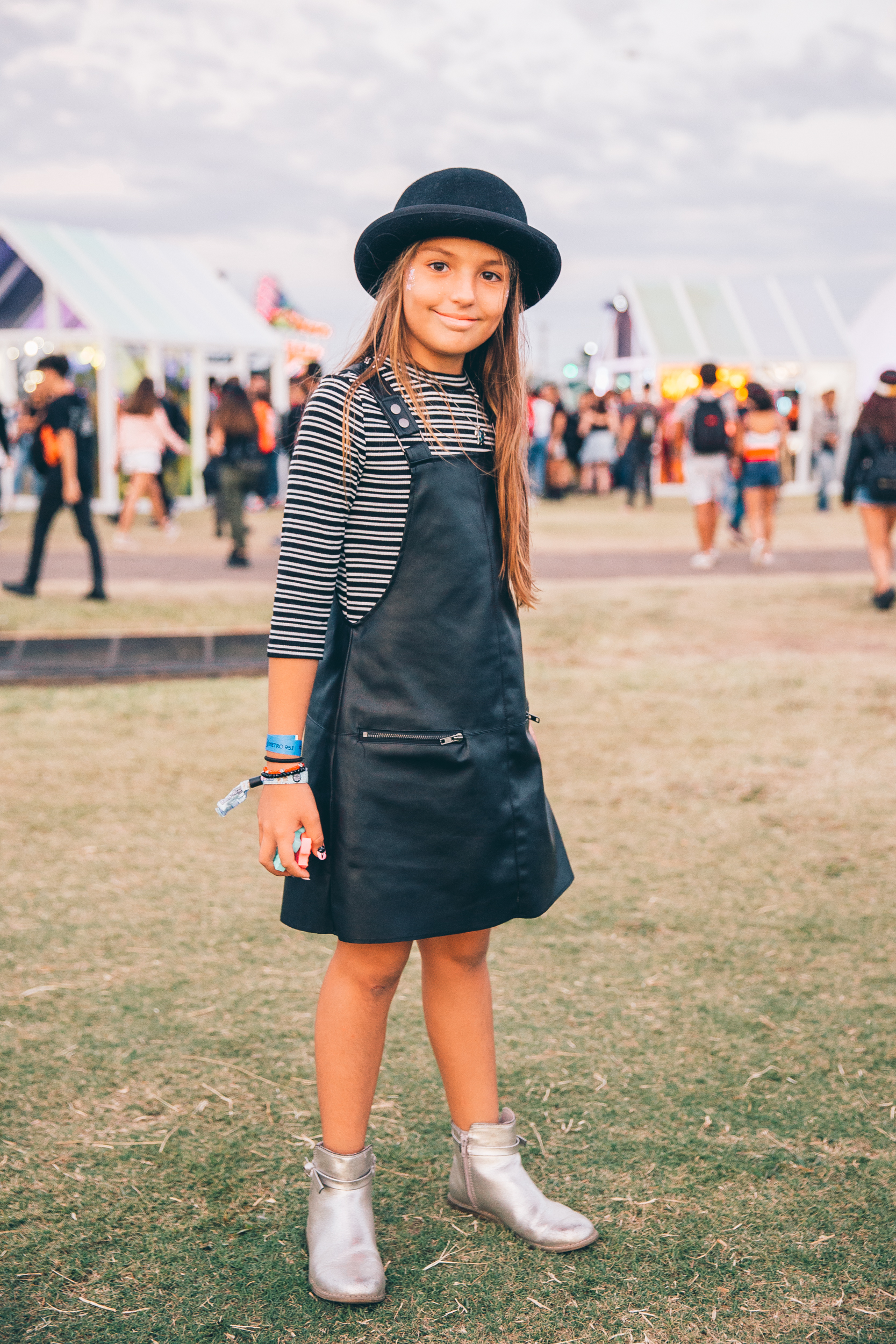 Gente en Lollapalooza Argentina 2019. Foto por Matías Casal.