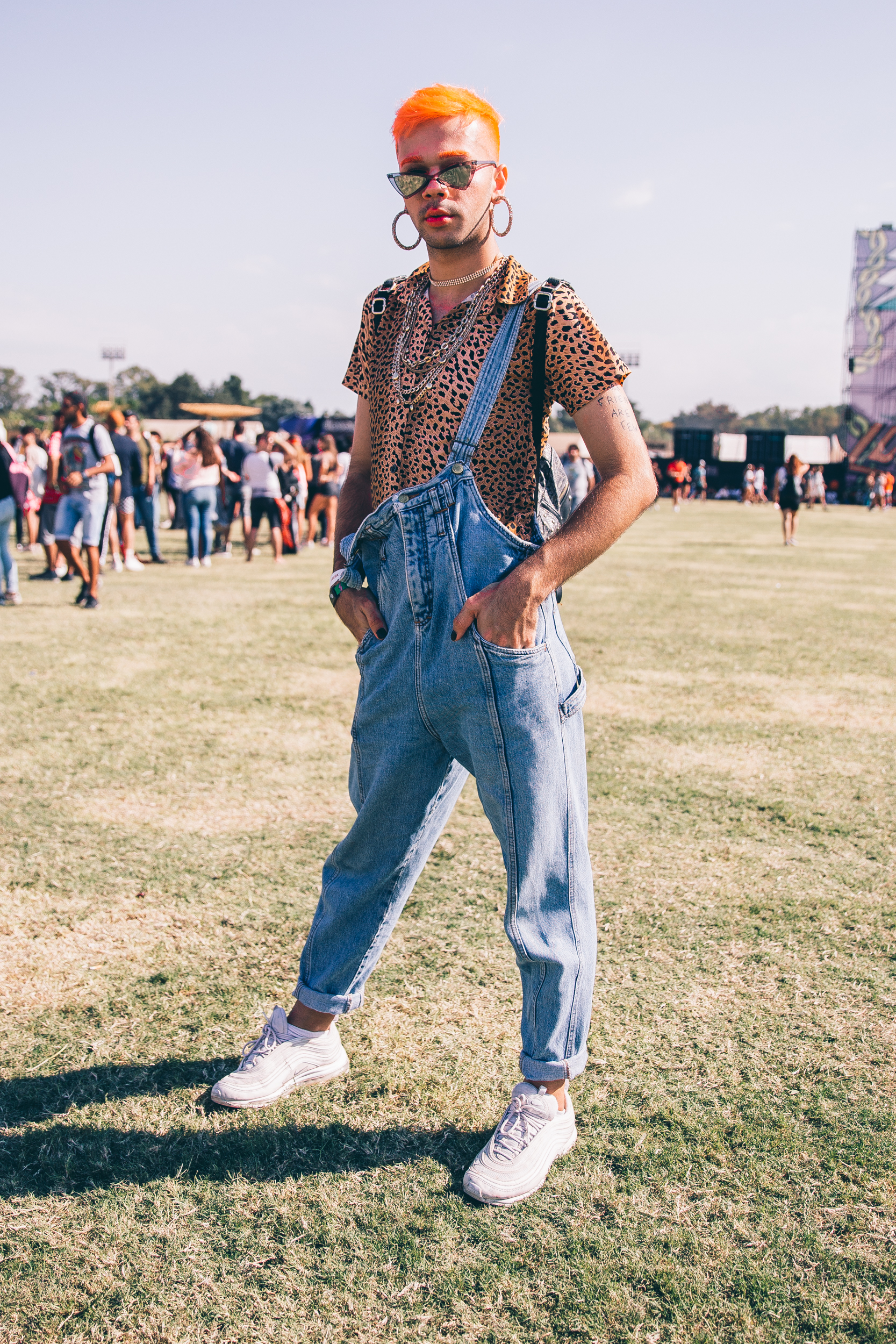 Gente en Lollapalooza Argentina 2019. Foto por Matías Casal.