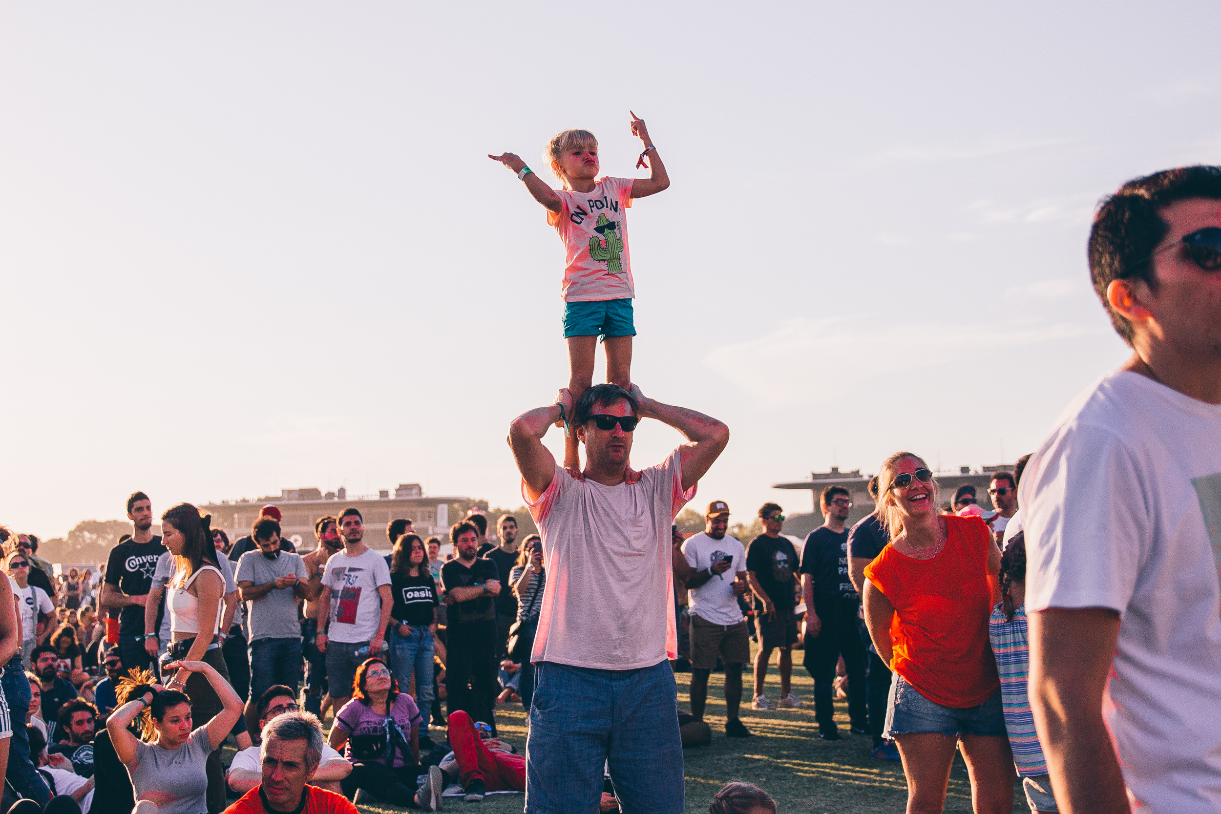 Gente en Lollapalooza Argentina 2019. Foto por Matías Casal.