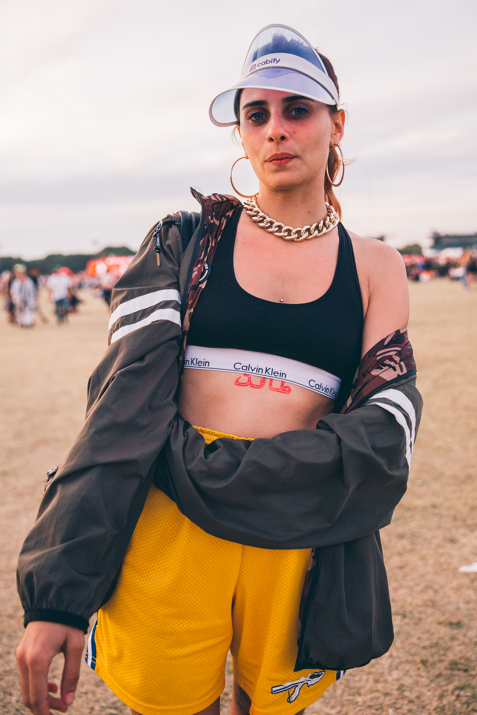 Gente en Lollapalooza Argentina 2019. Foto por Matías Casal.