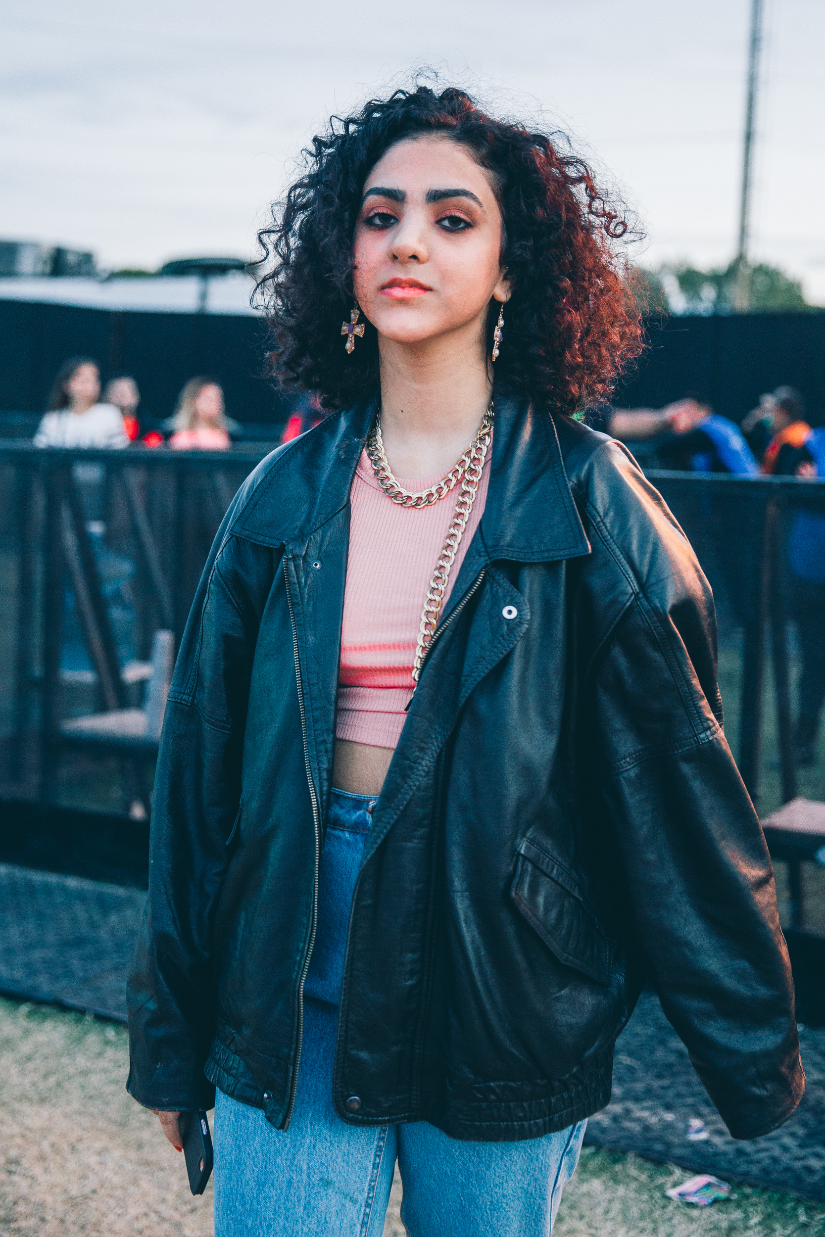 Gente en Lollapalooza Argentina 2019. Foto por Matías Casal.