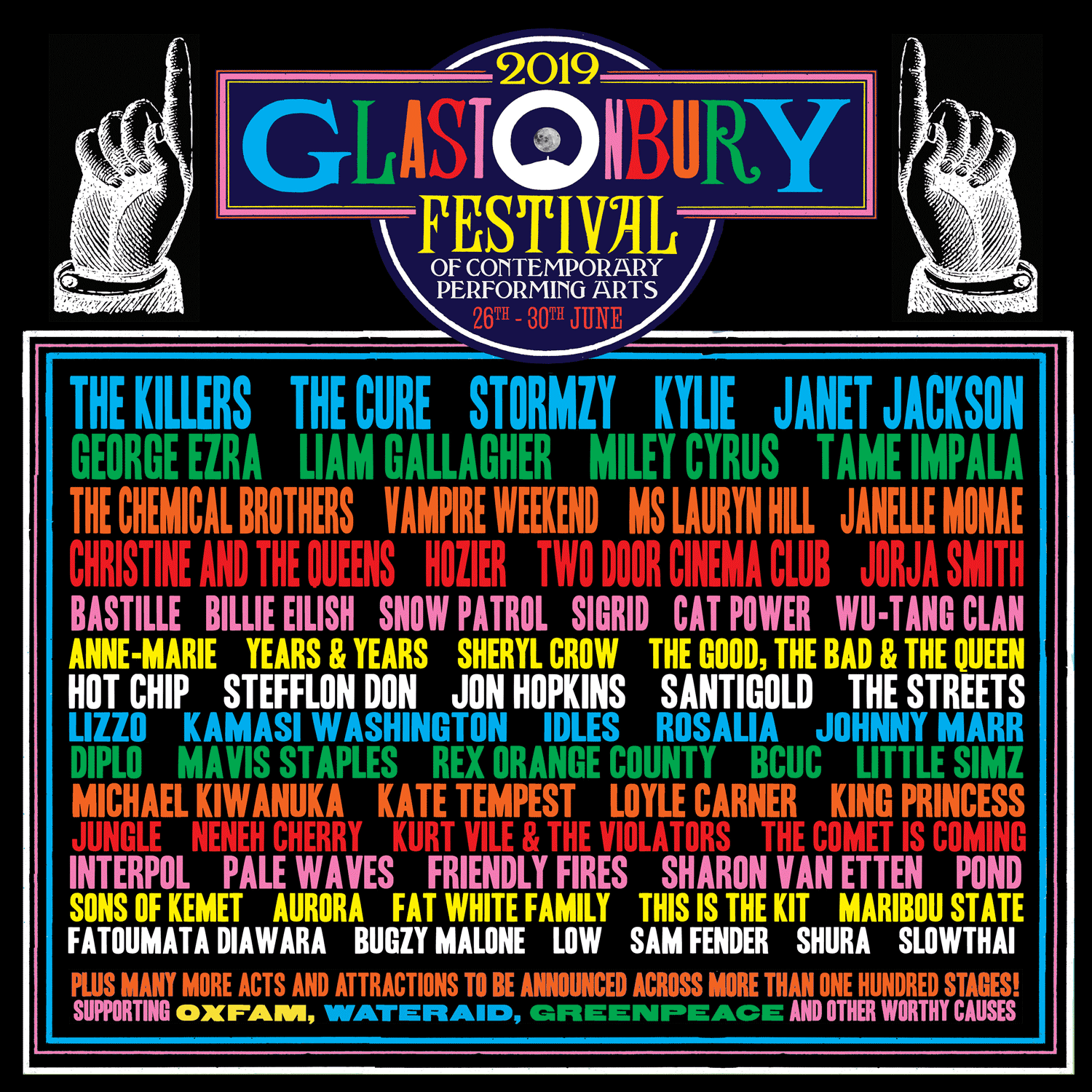 Glastonbury Festival Line Up 2019 Noisey