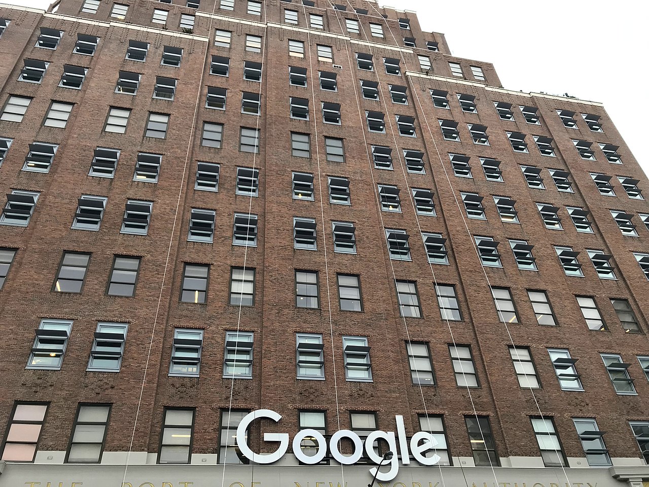 Façade of the Google building, New York City, USA