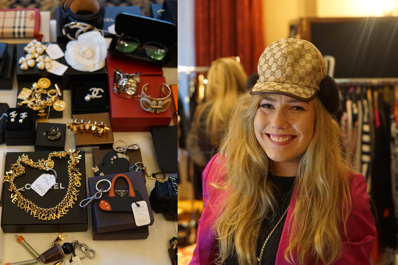 vrouw en accessoires
