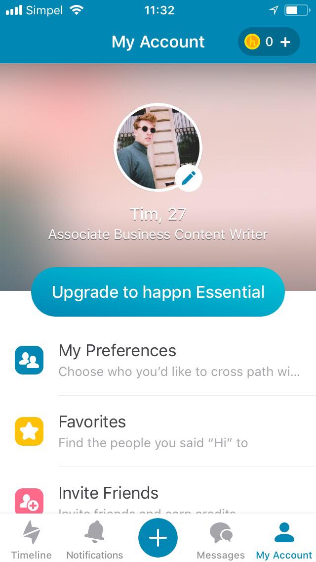 Account overview