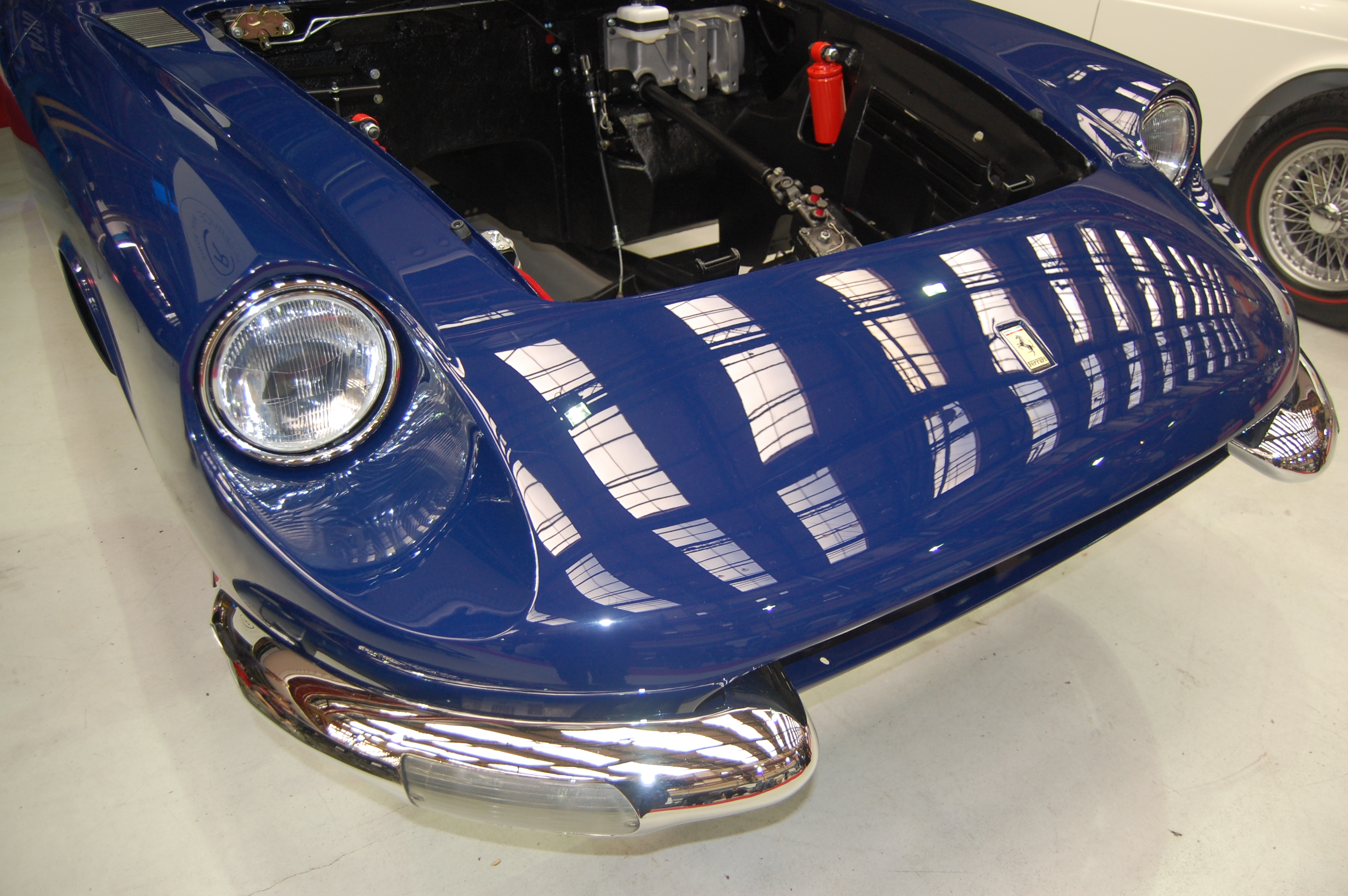 blauwe auto