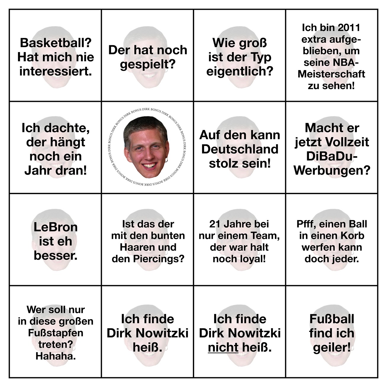 Dirk-Nowitzki-Bingo
