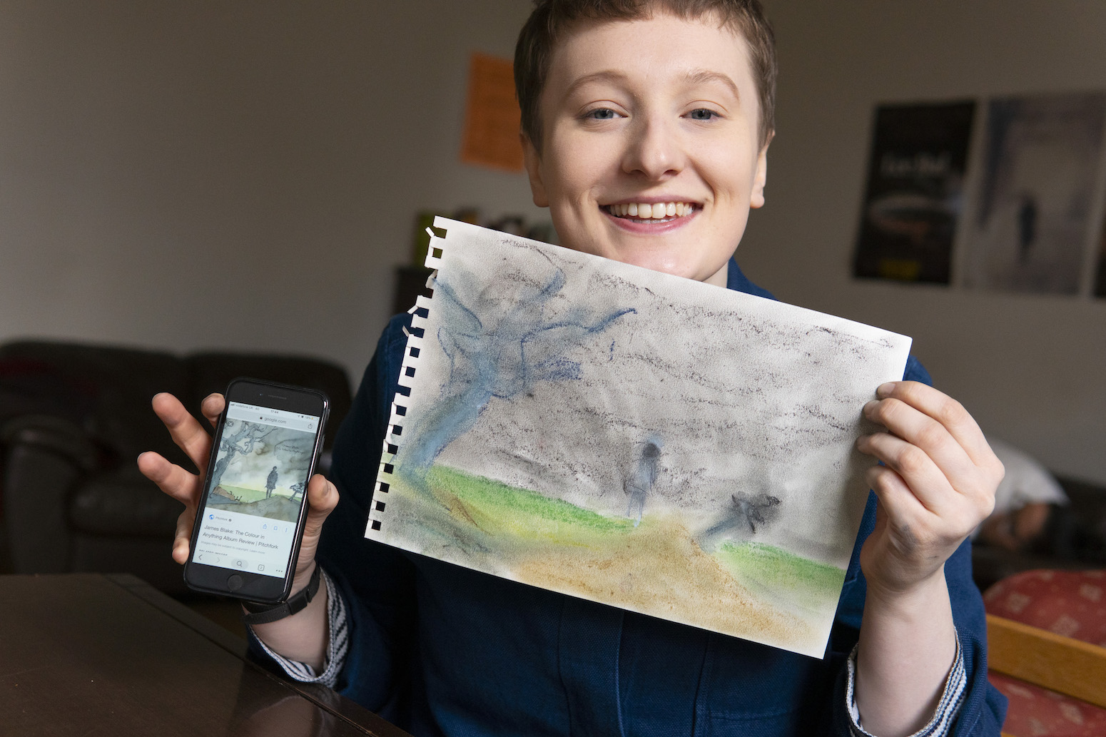 james blake chalk drawing noisey