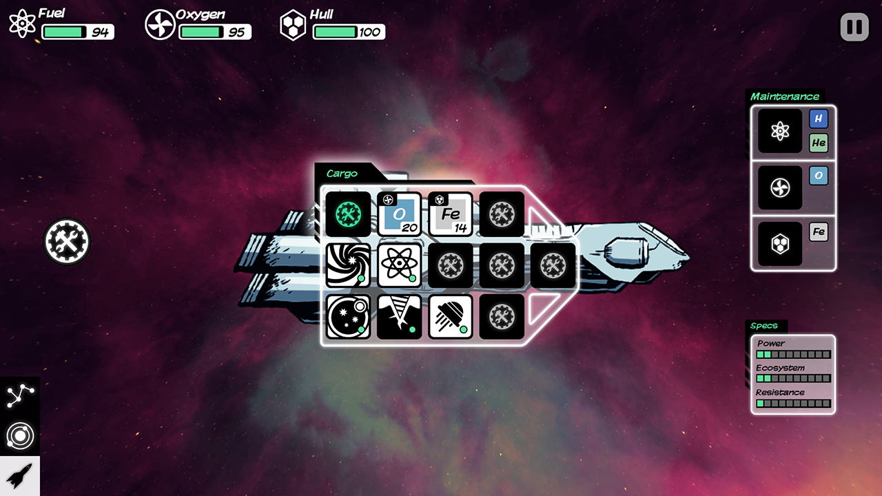 Out there ship resources