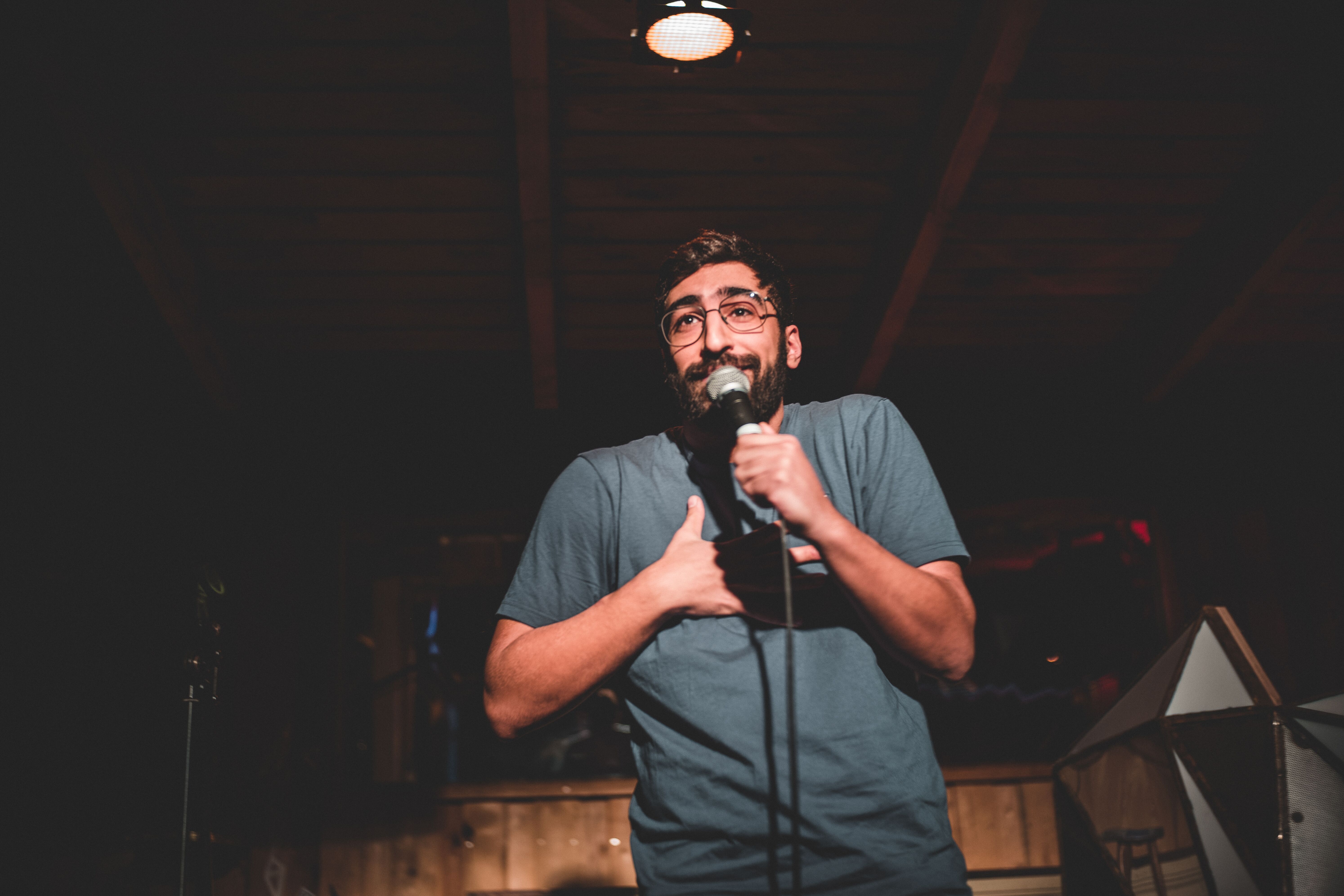 Comedian Kawus Kalantar