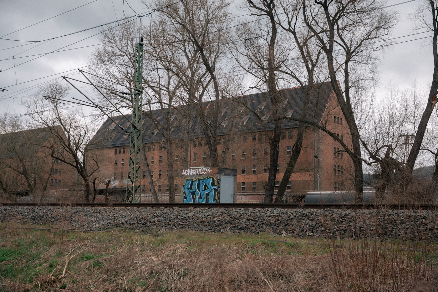 Irgendeine alte Halle vor Rudolstadt