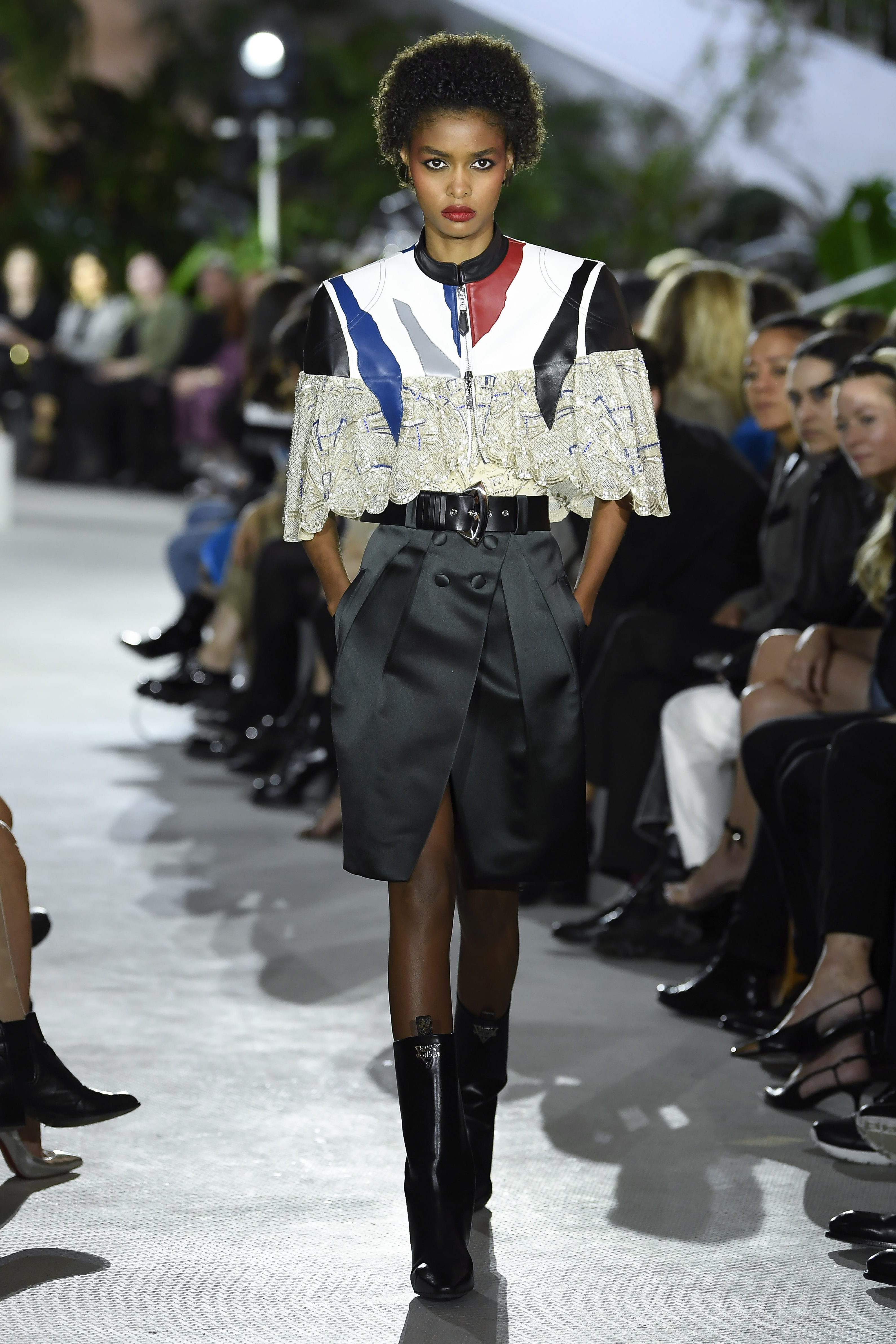 Louis Vuitton flies high on catwalk at JFK show