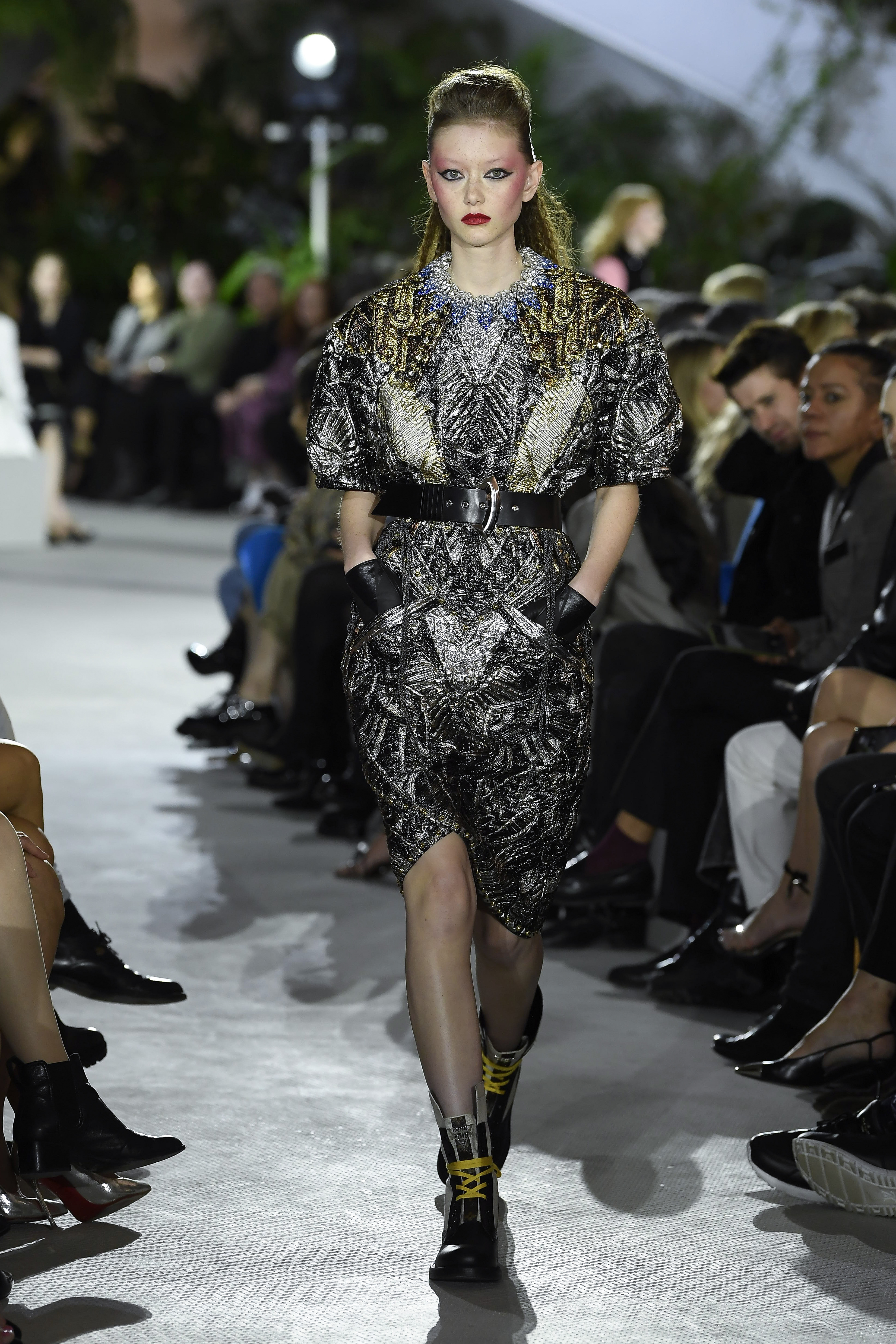 Louis Vuitton flies high on catwalk at JFK show