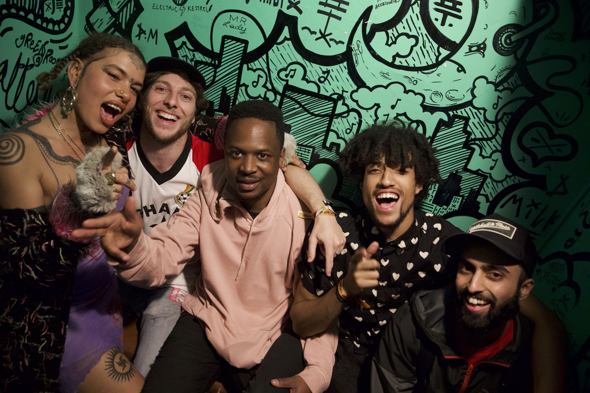 Greentea Peng and others at Noisey's Great Escape 2019 party