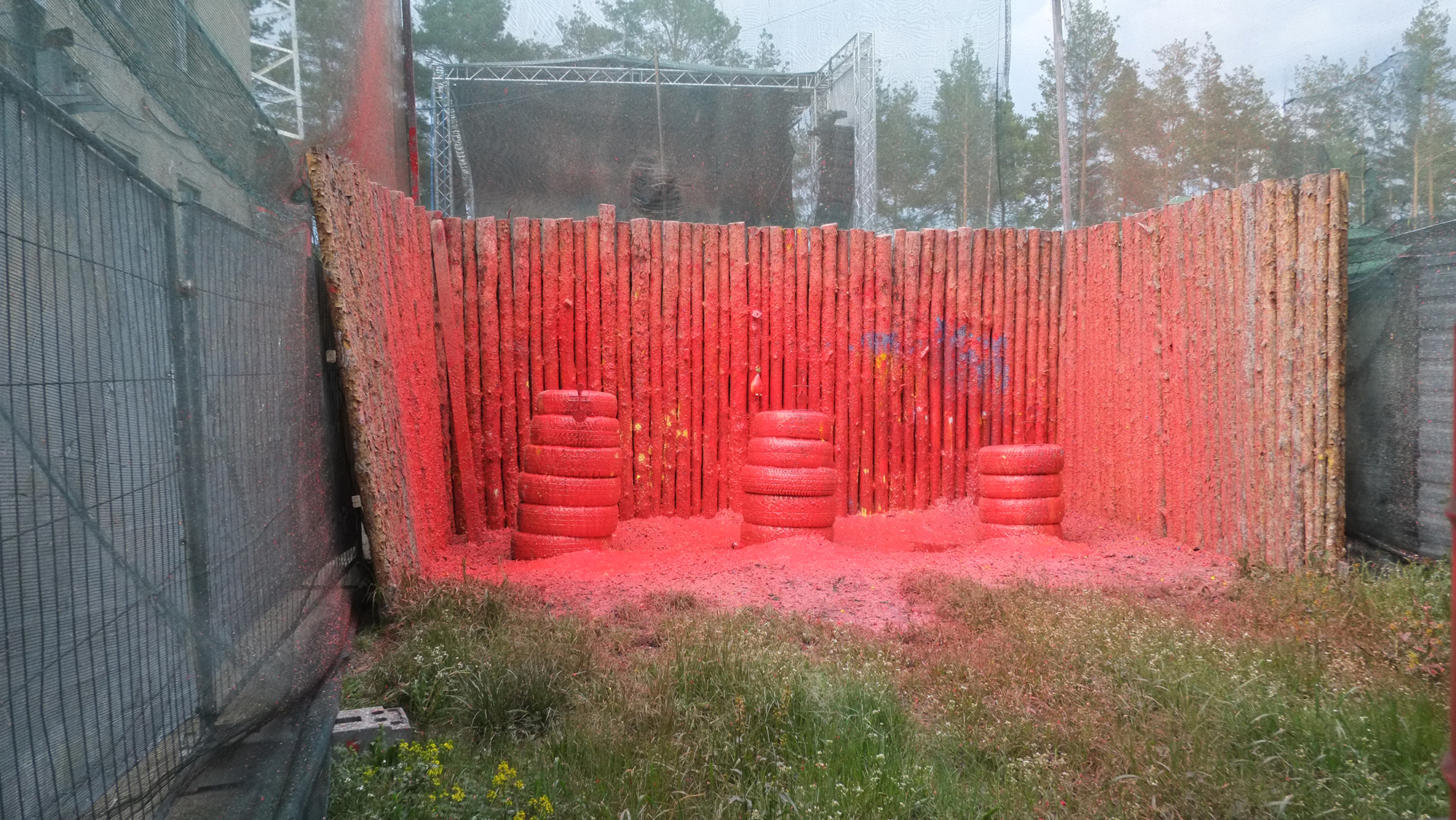 Schießstand Paintball