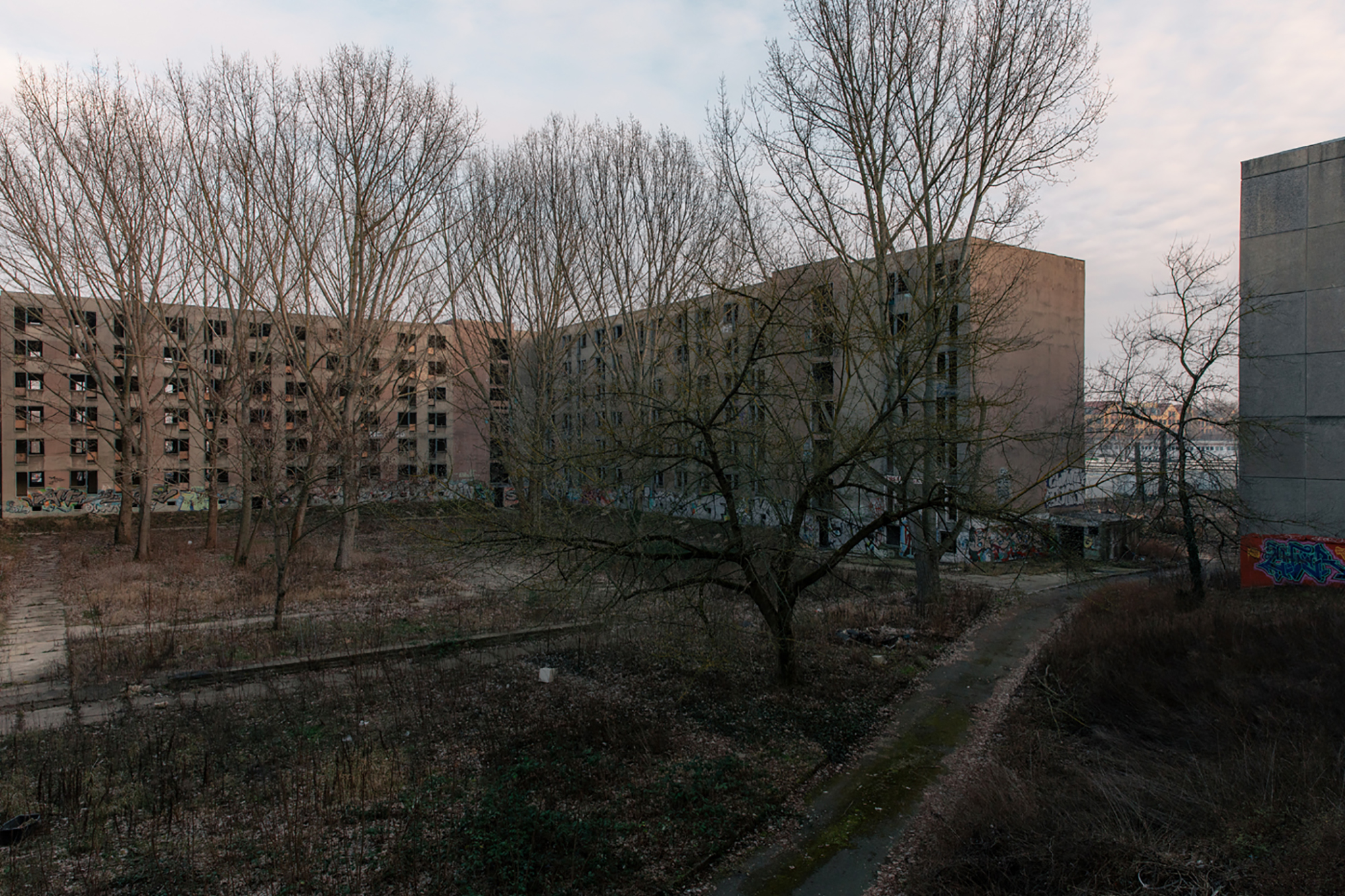 Ein leerstehender Plattenbau in Alt-Hohenschönhausen