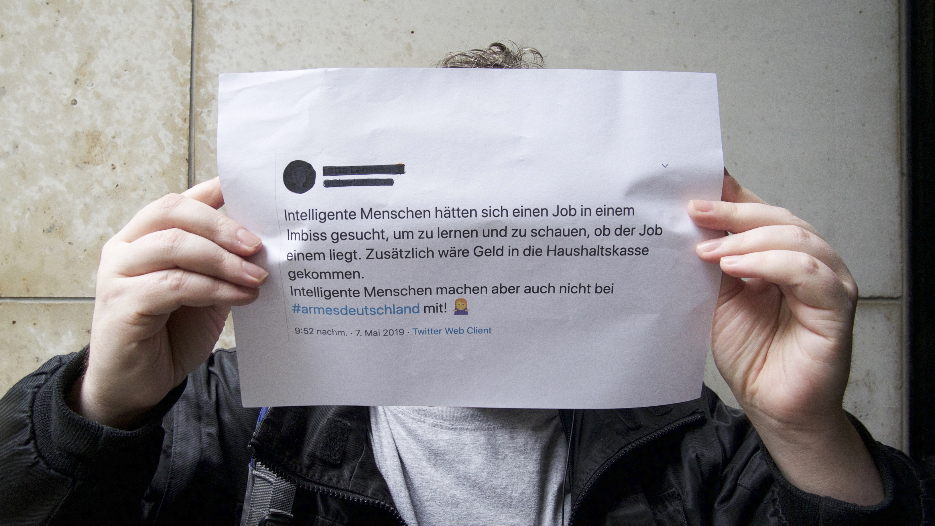 Jens, 38, bezieht seit zwei Jahren Hartz IV
