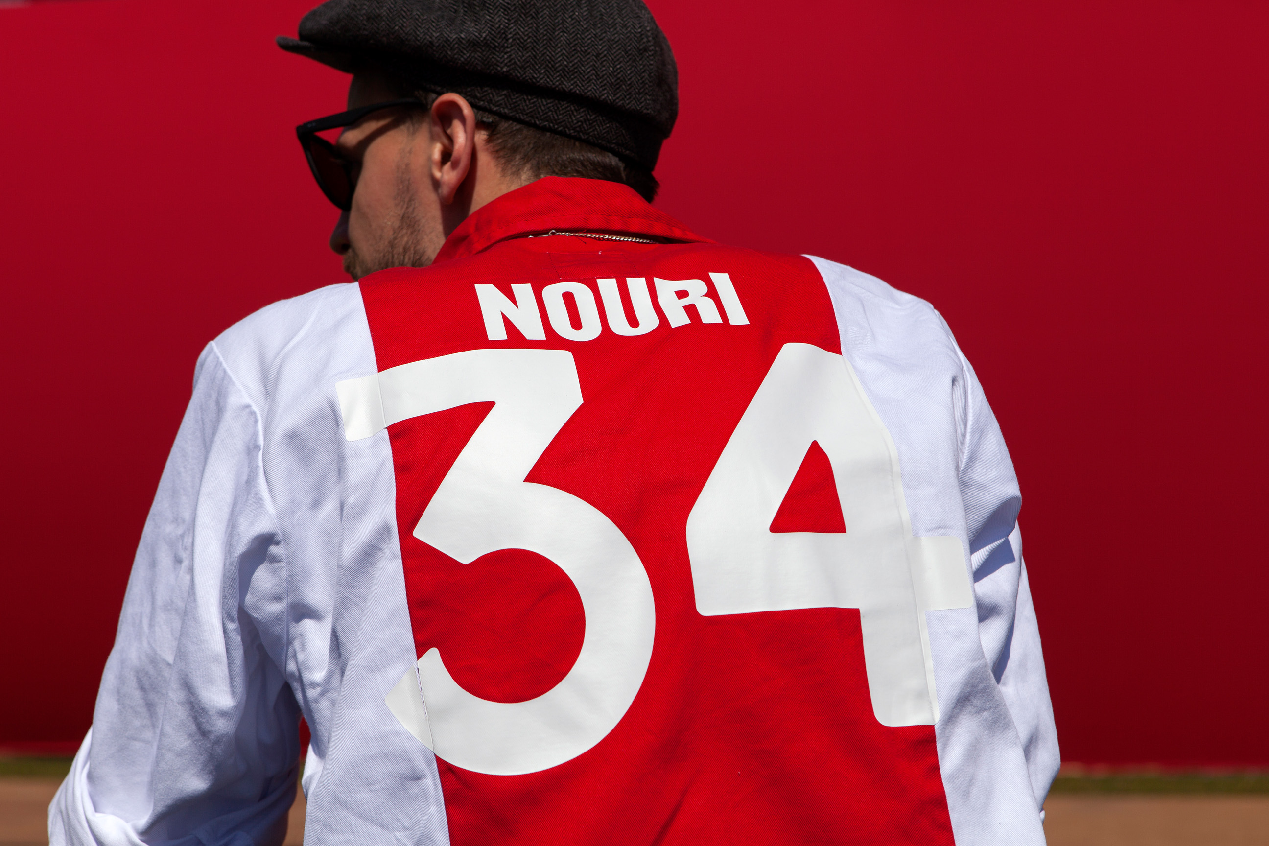 Abdelhak Nouri werd volop geëerd op het museumplein