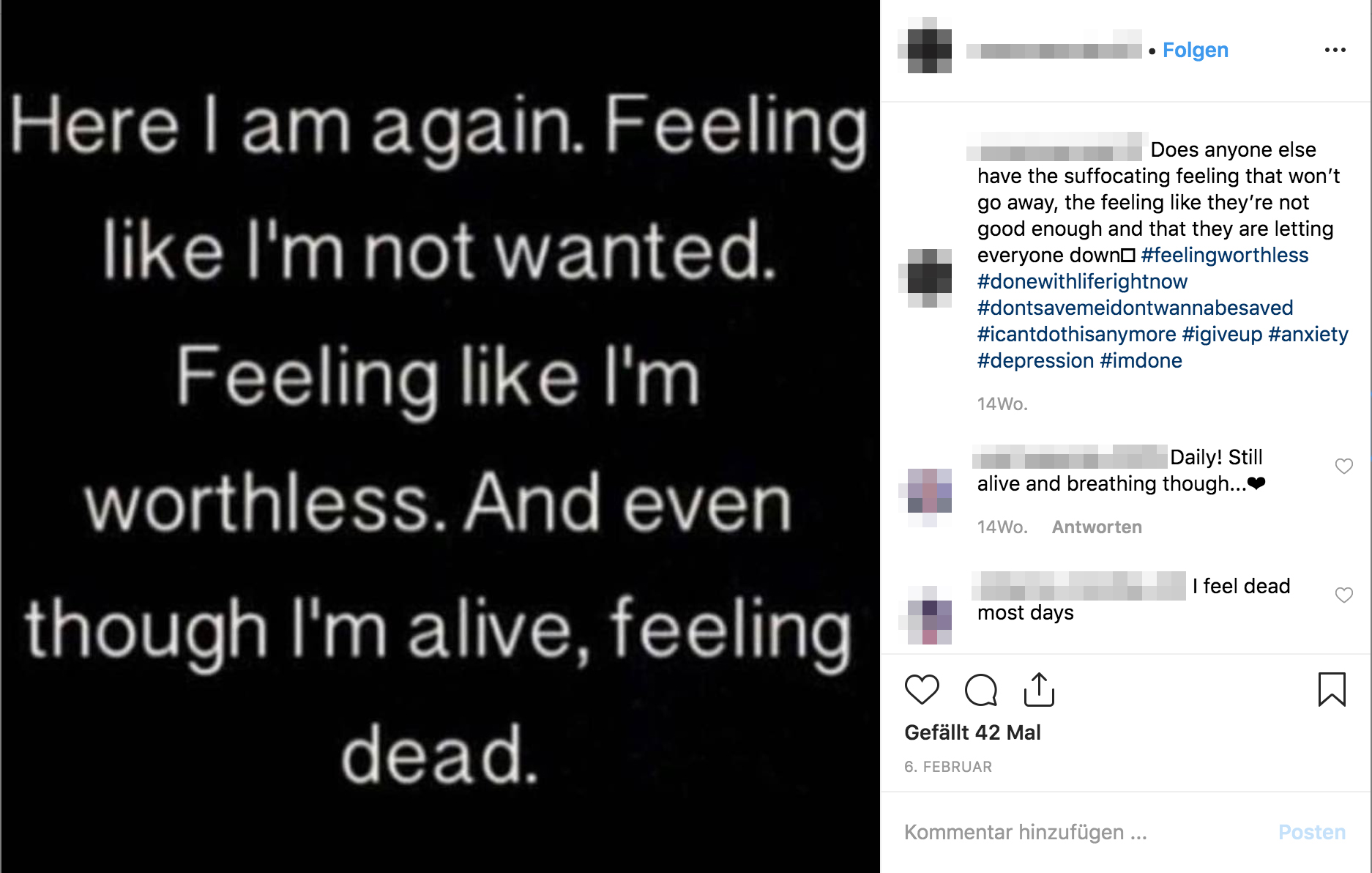 Depression Memes im Internet