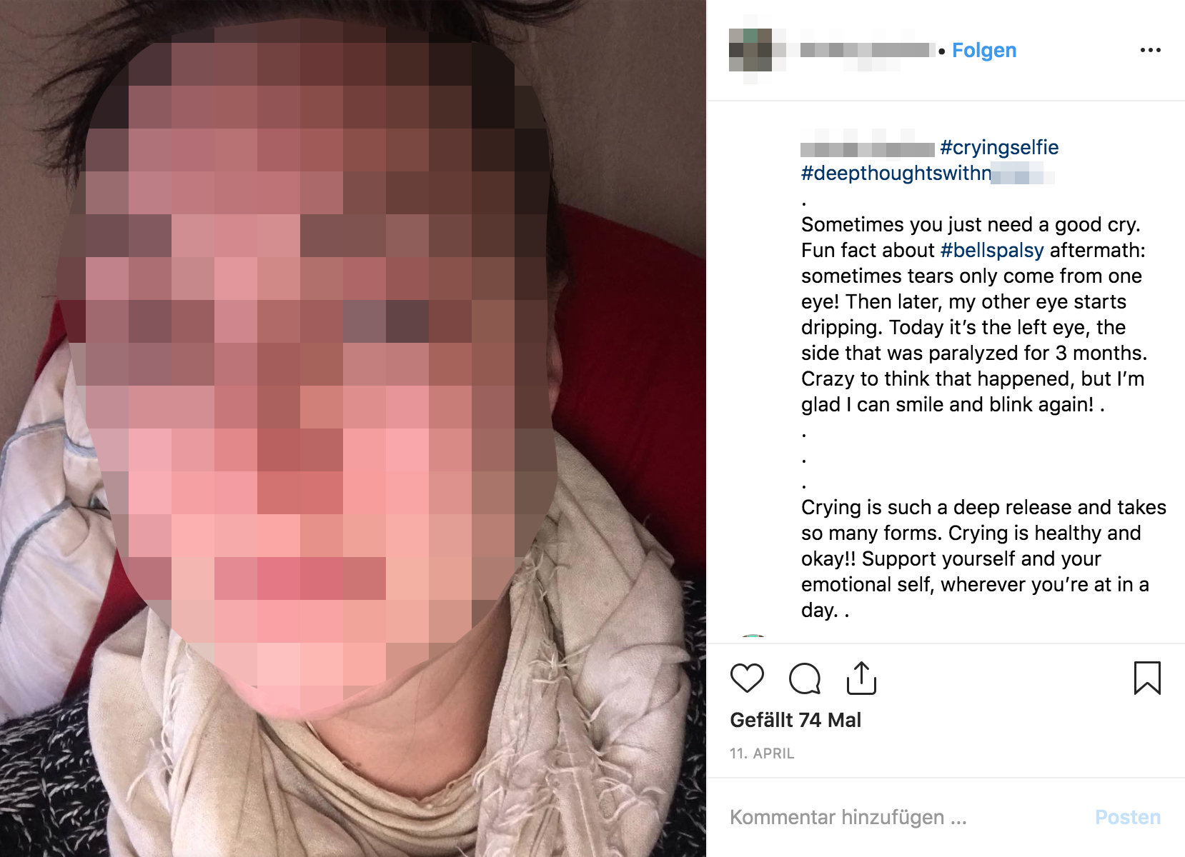 Instagram Depressionen