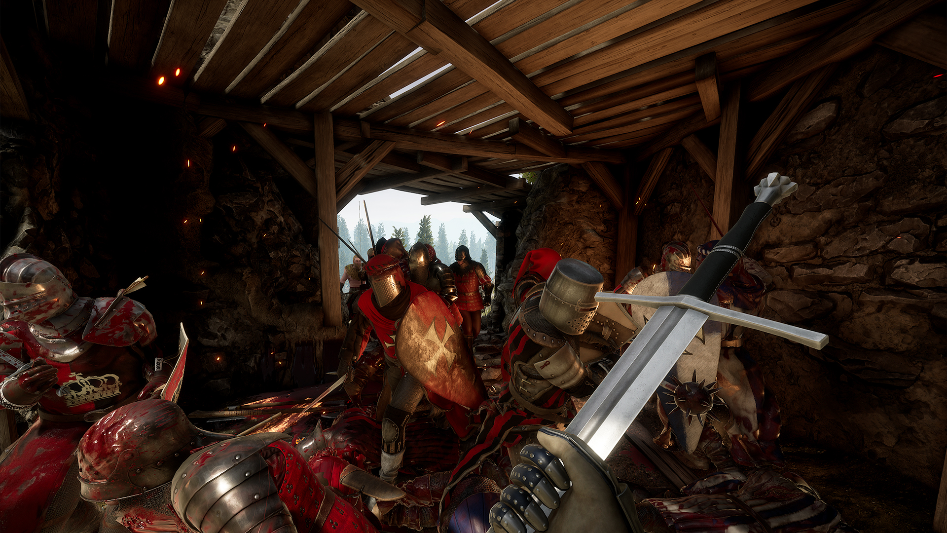 The chaotic first person combat of Mordhau