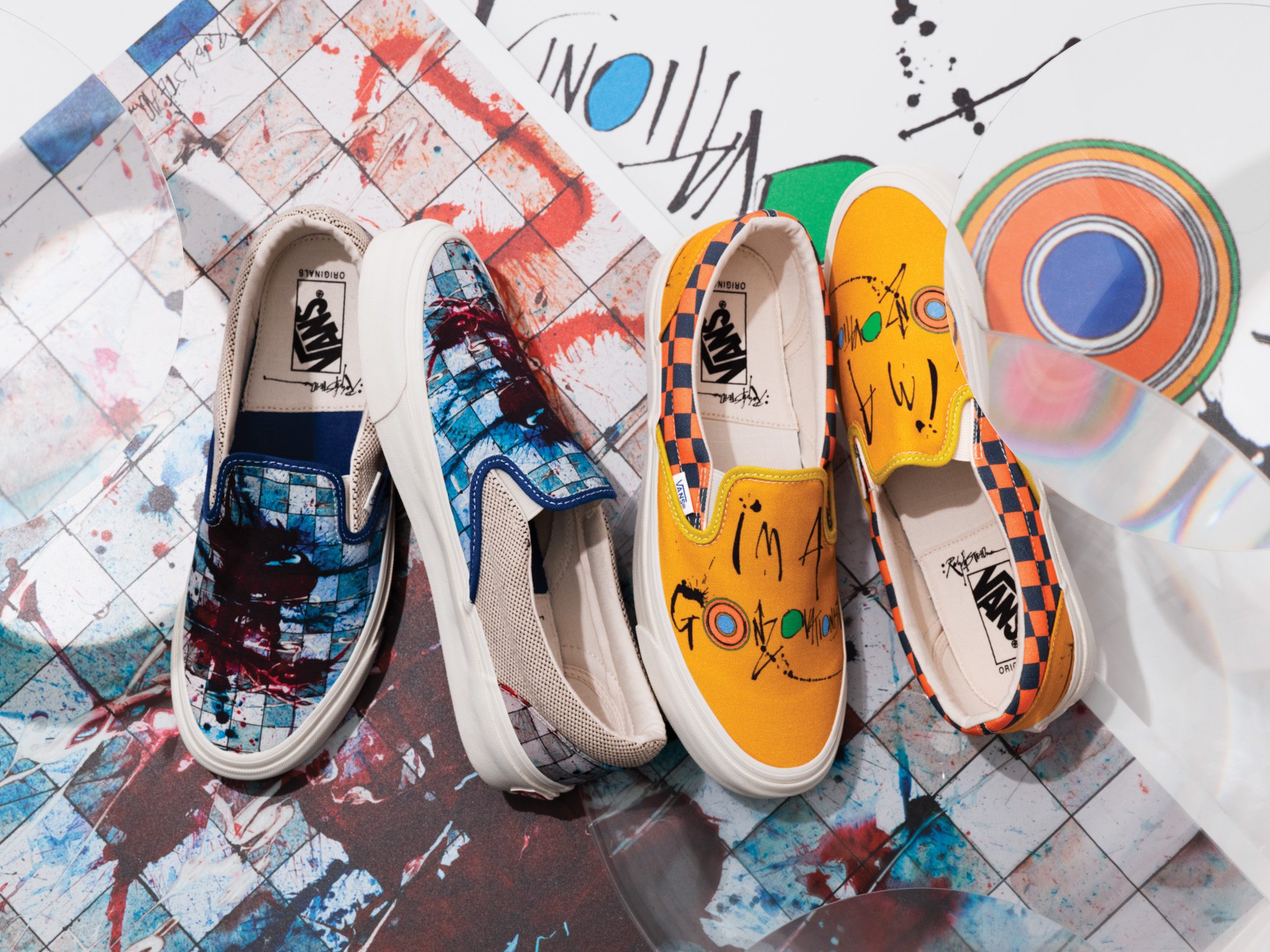 vans slip on ralph steadman