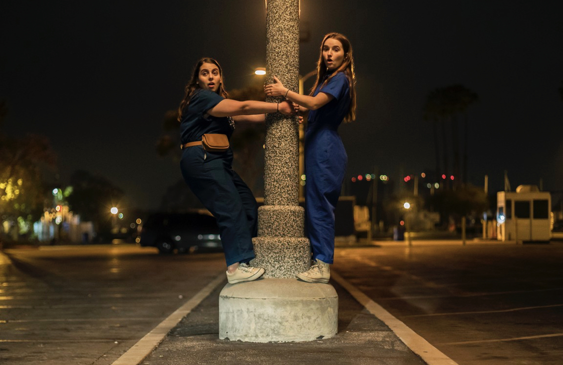 Beanie Feldstein and Kaitlyn Dever 