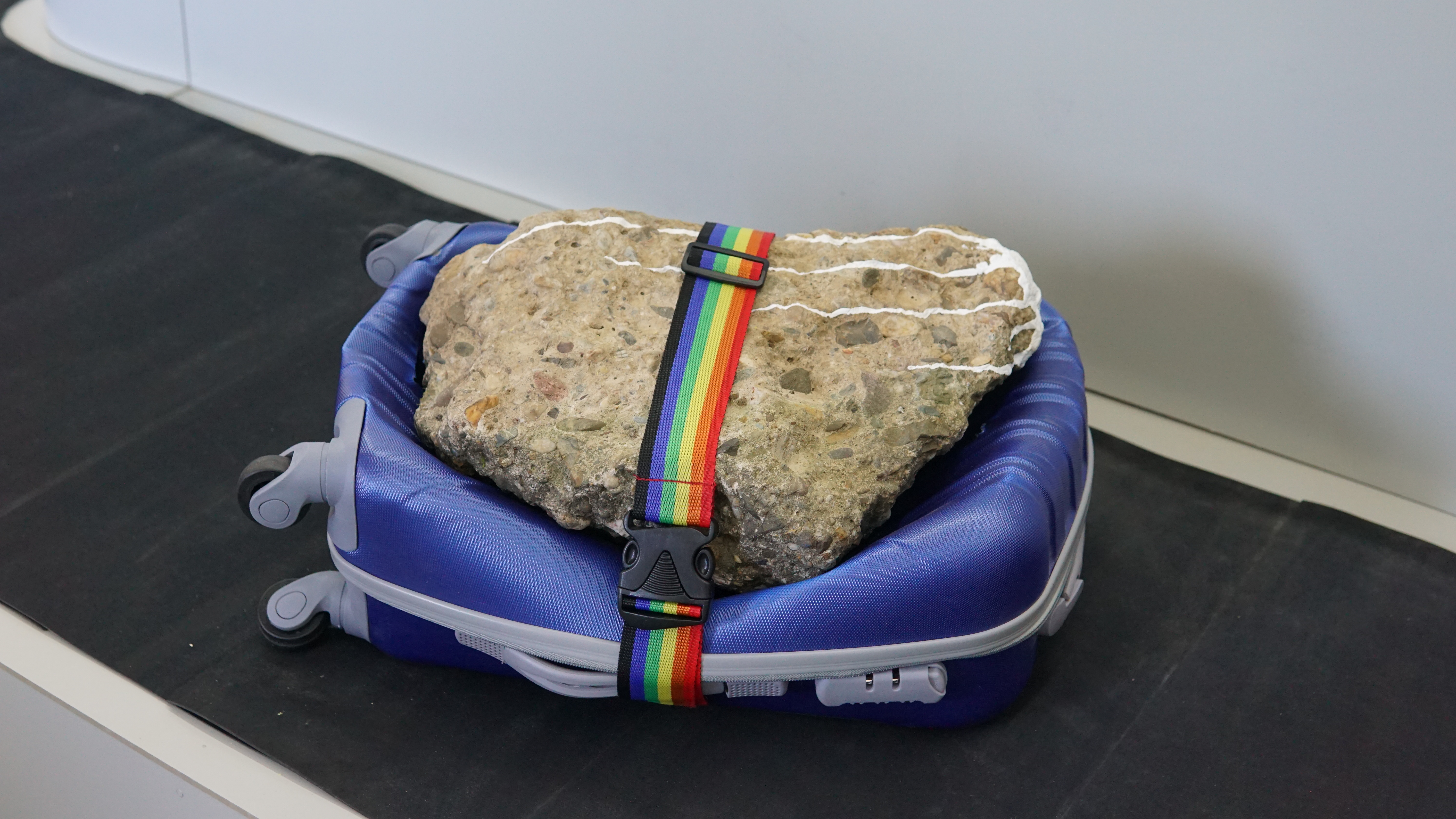 mountain on a suitcase