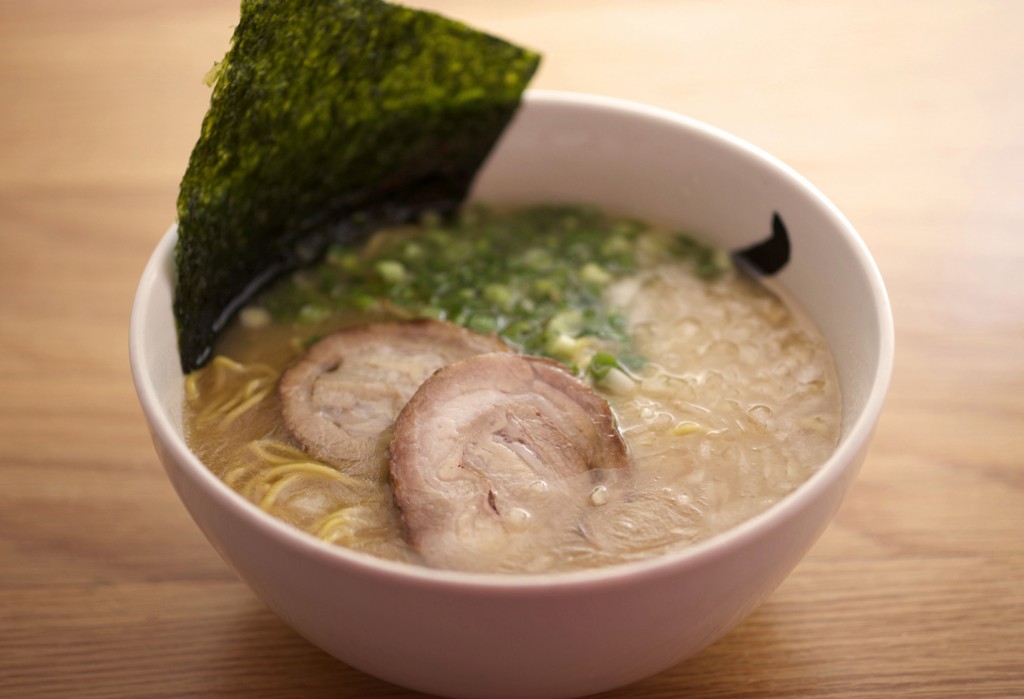 a bowl of pork ramen from hide-chan